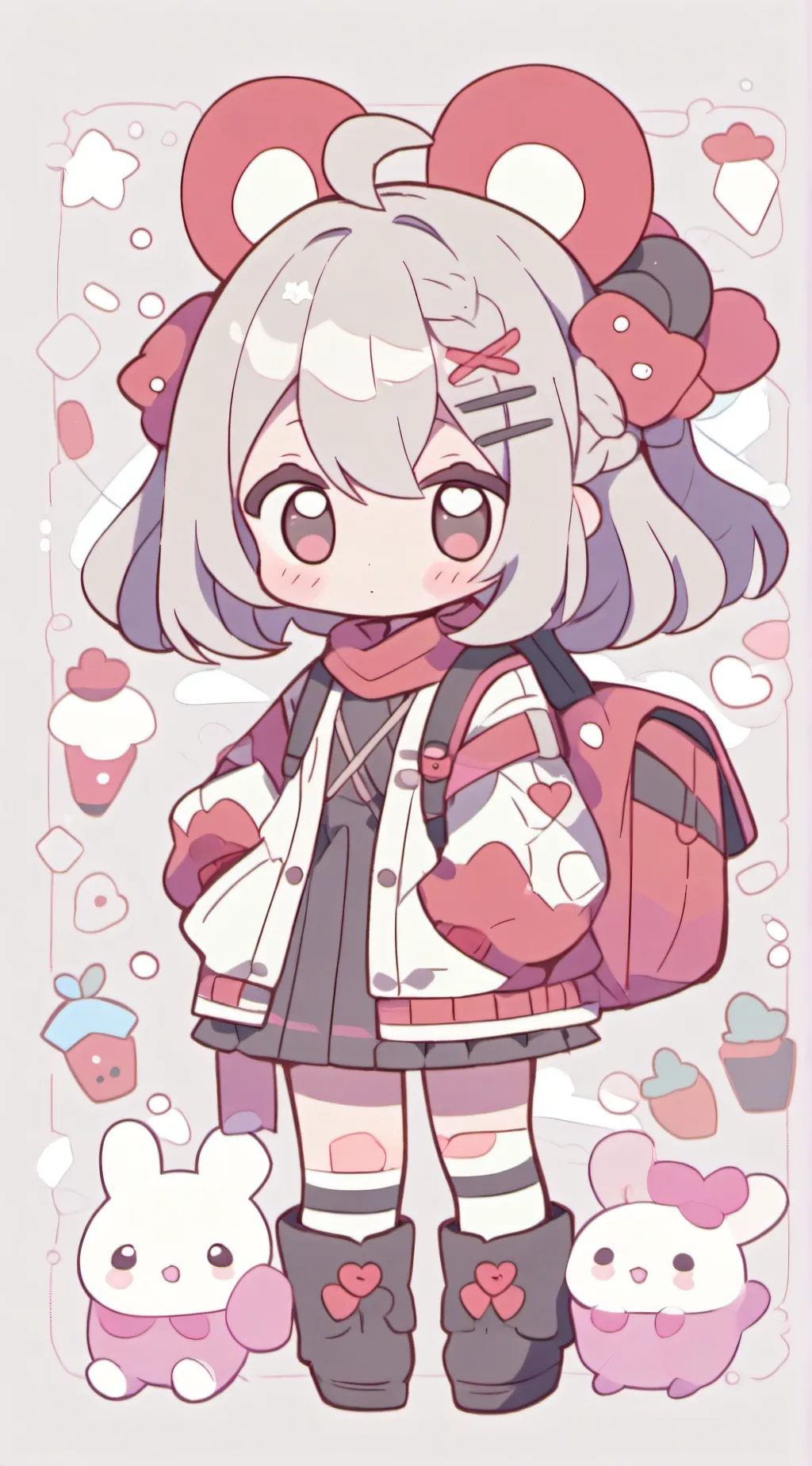 ai character: cutie pie background