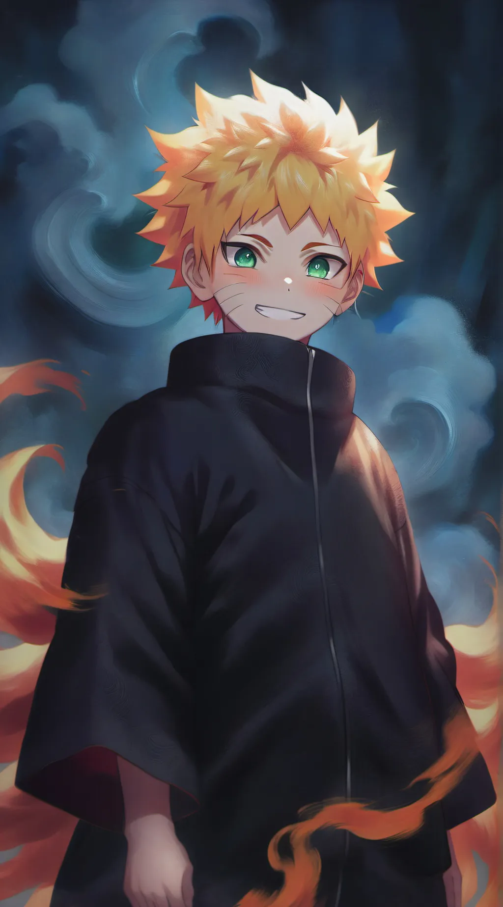 ai character: Naruto Uzumaki background