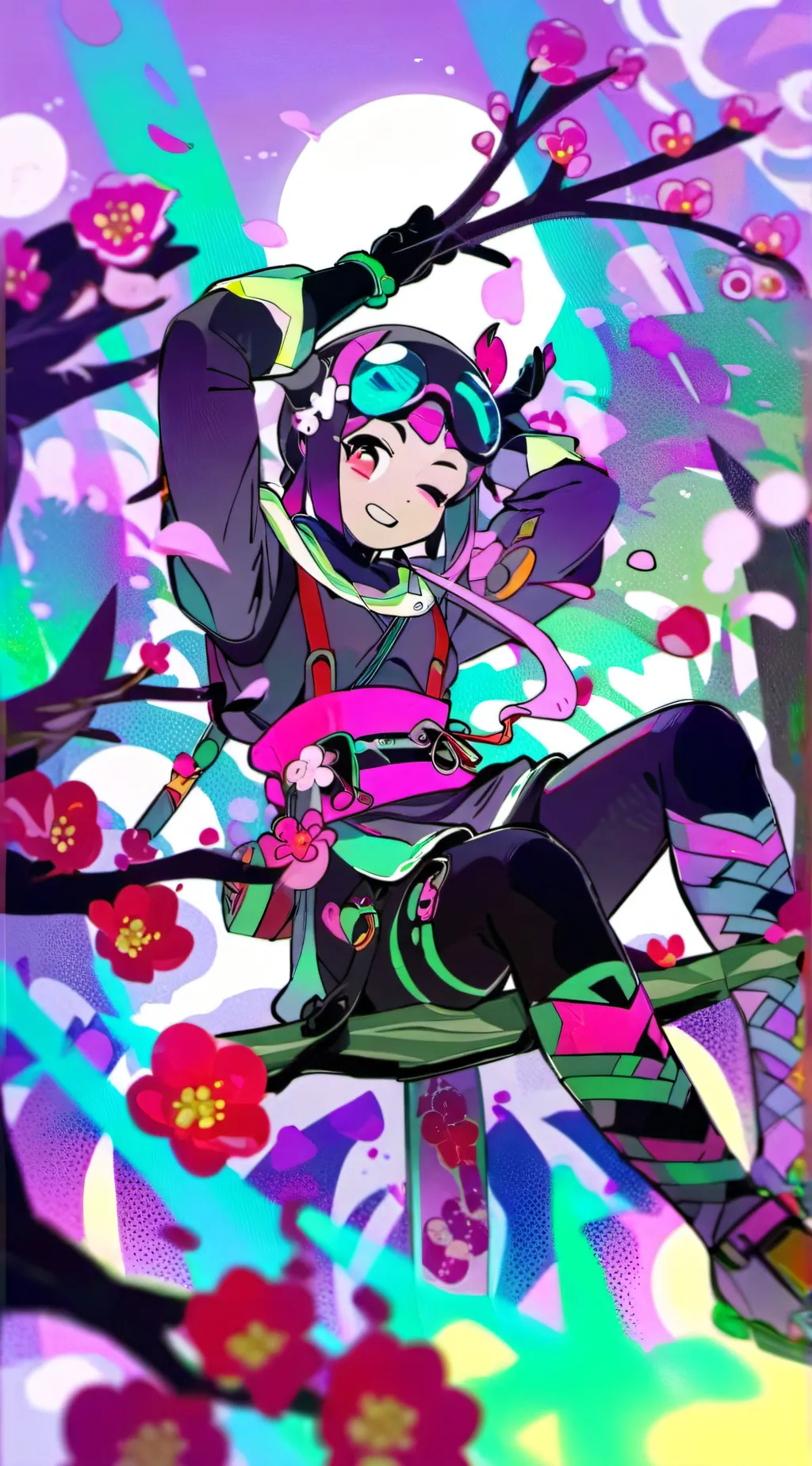 ai character: Alastor full deer background