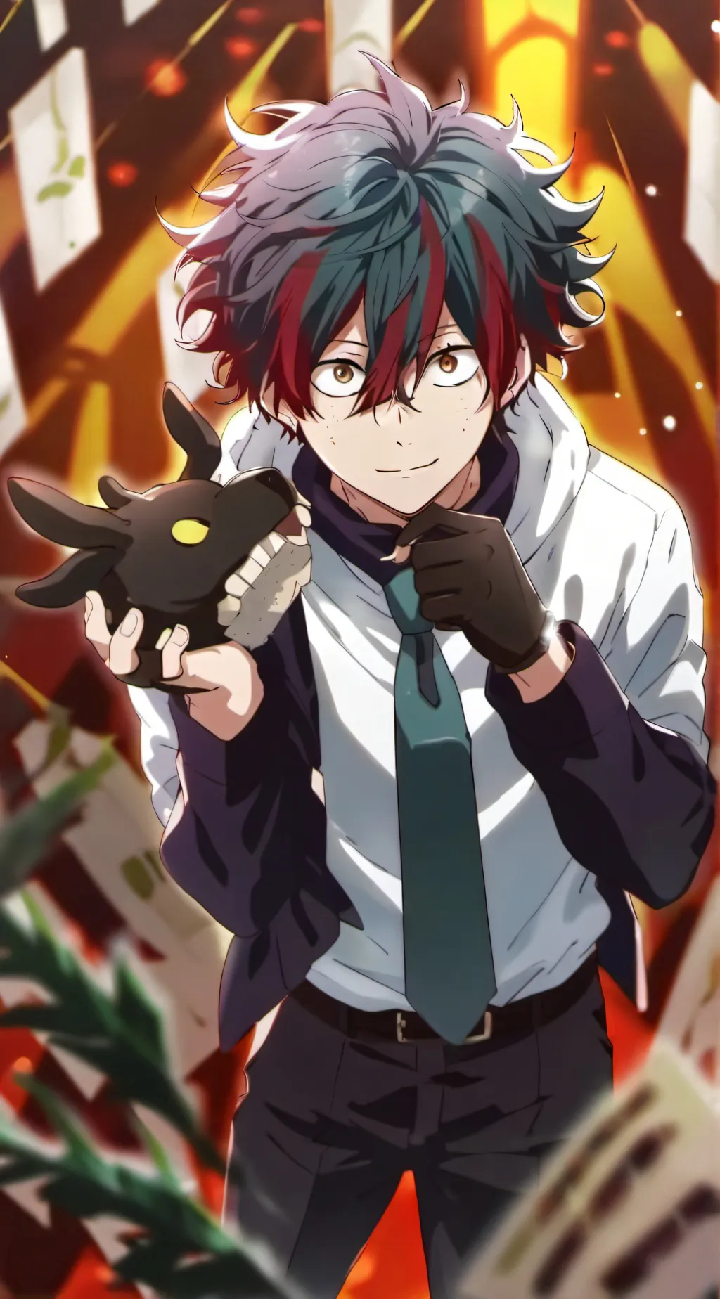 ai character: Murder MHA background