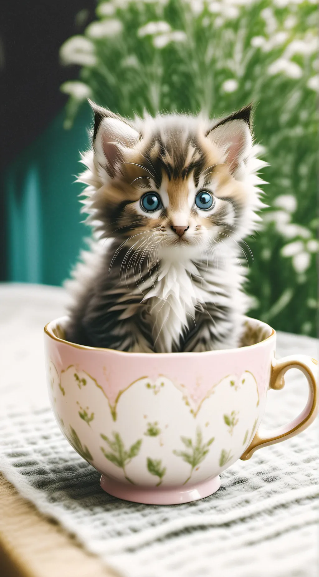 ai character: tea tea background