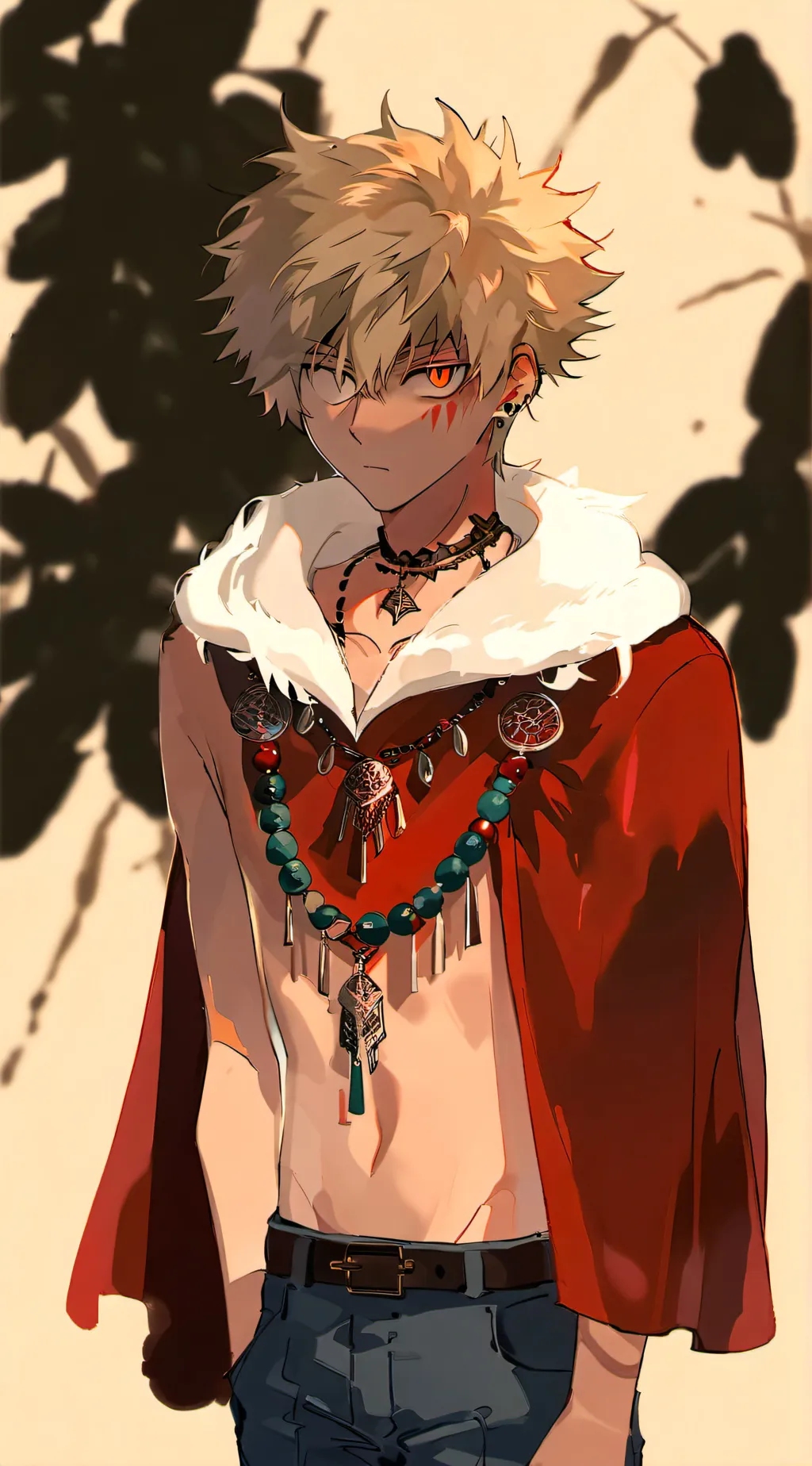 ai character: Cursed Katsuki  background