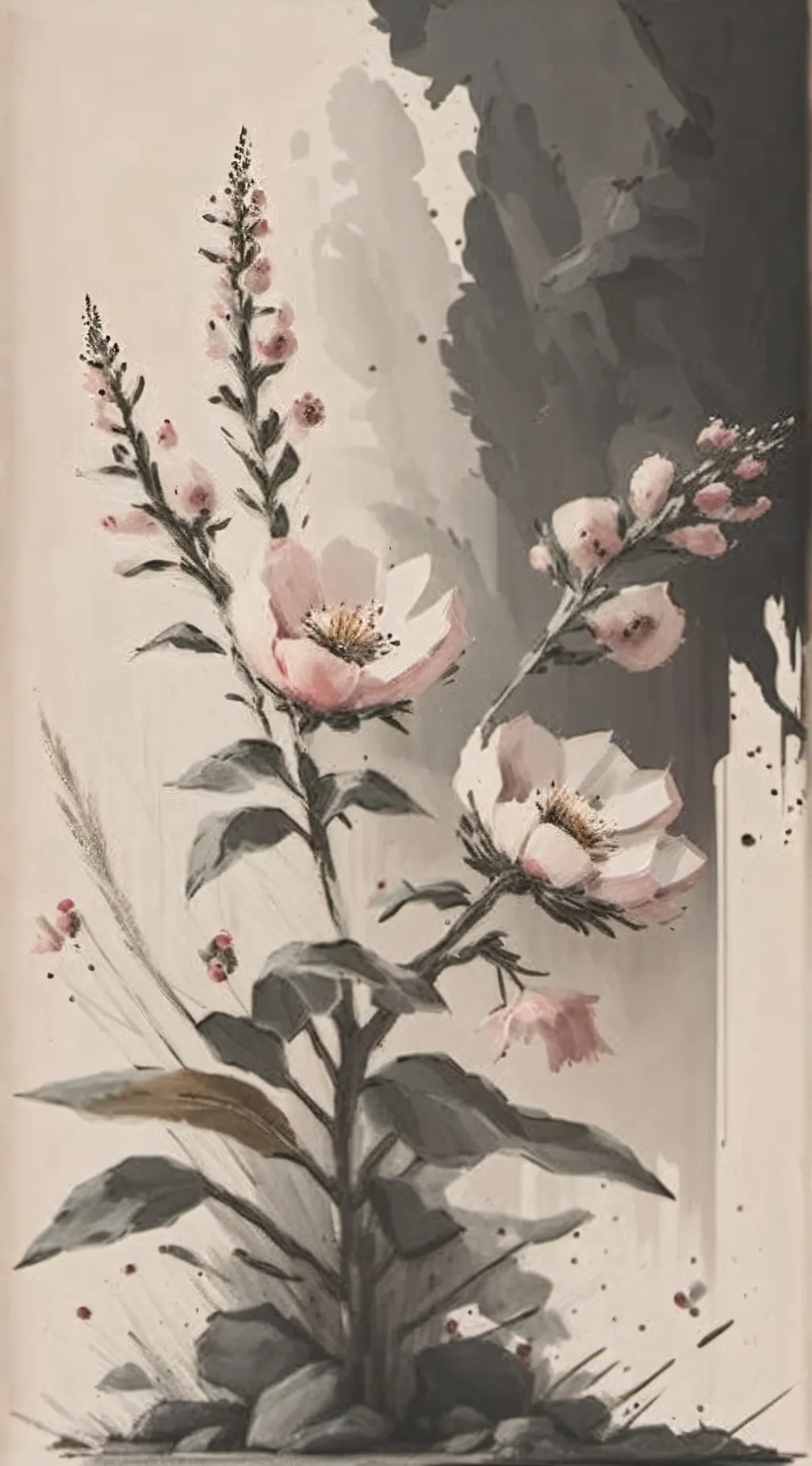 ai character: demure and mindful background
