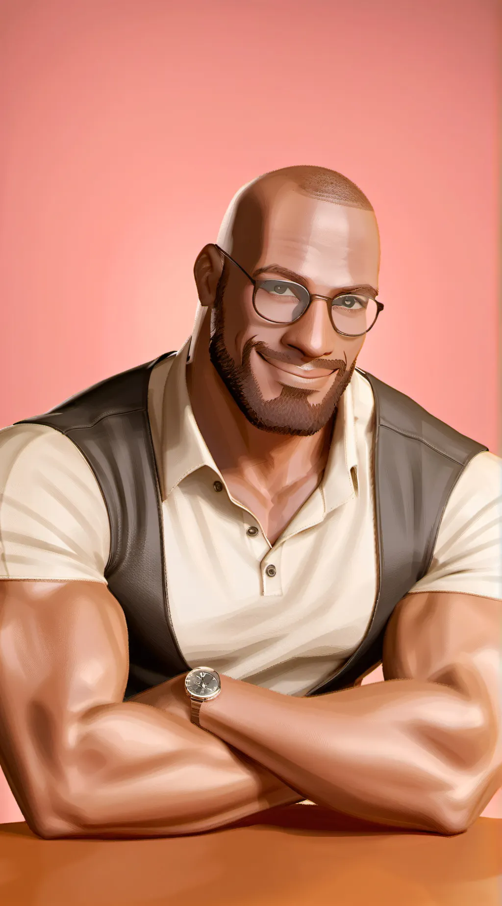 ai character: Buff Engineer background