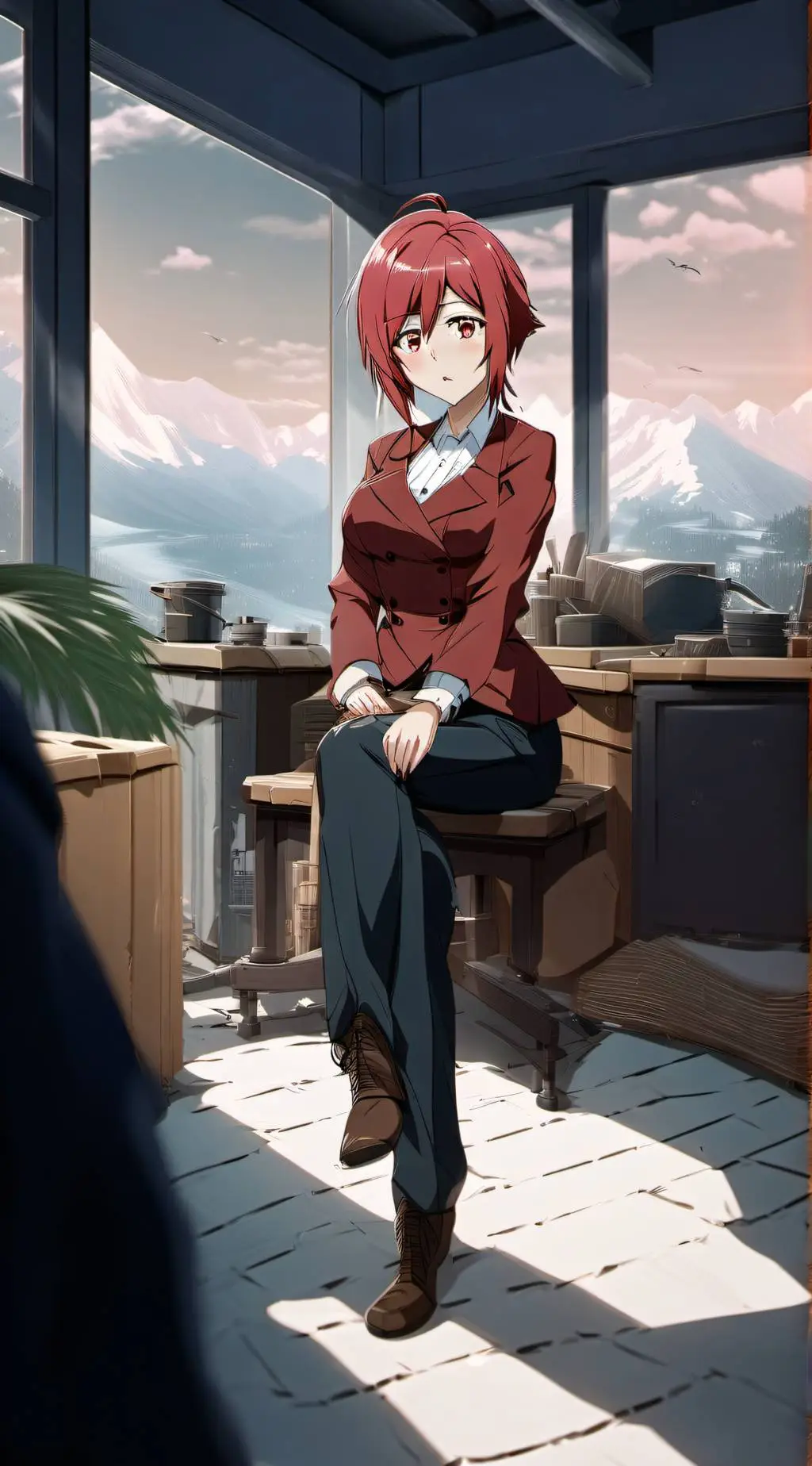 ai character: Akari Hiyama background