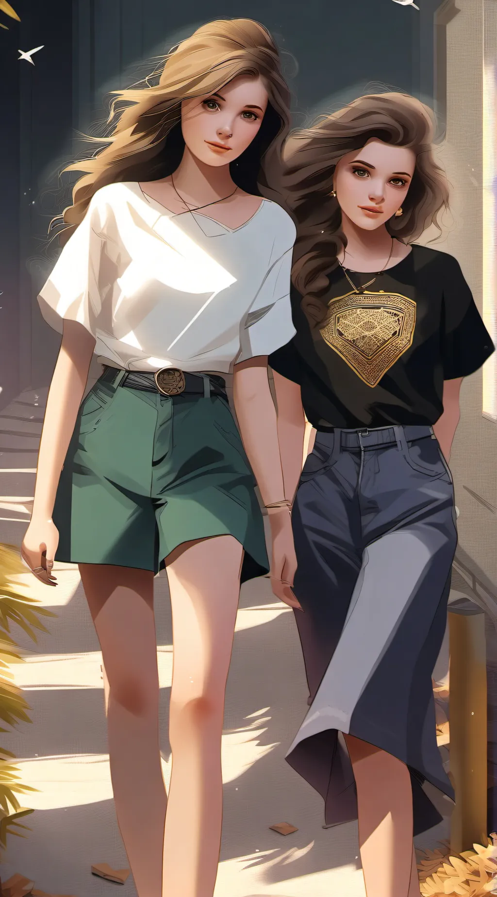 ai character: me and my bff background