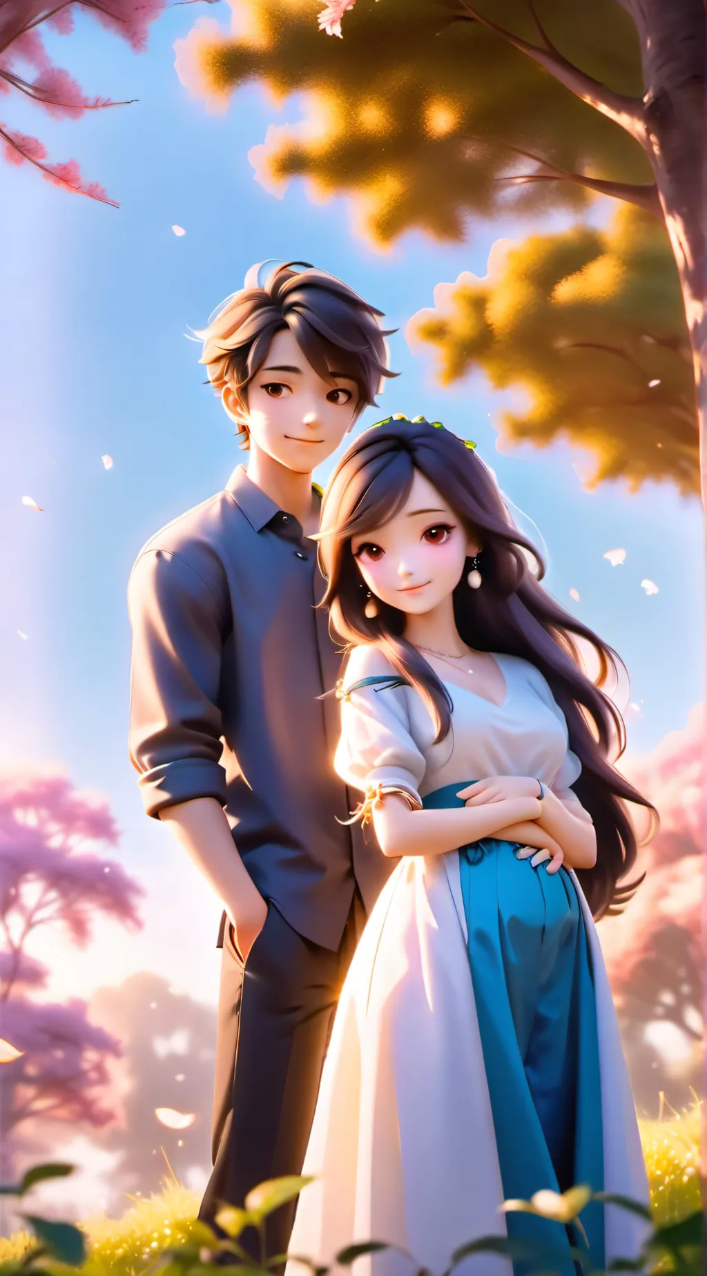 ai character: Nicole and Matt background