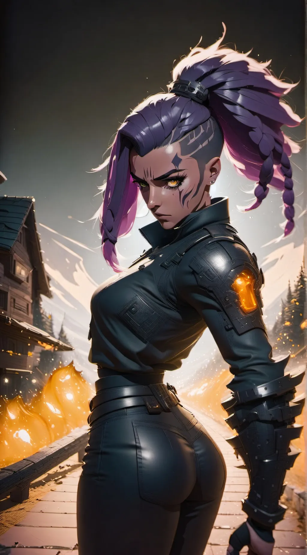ai character: Sombra background