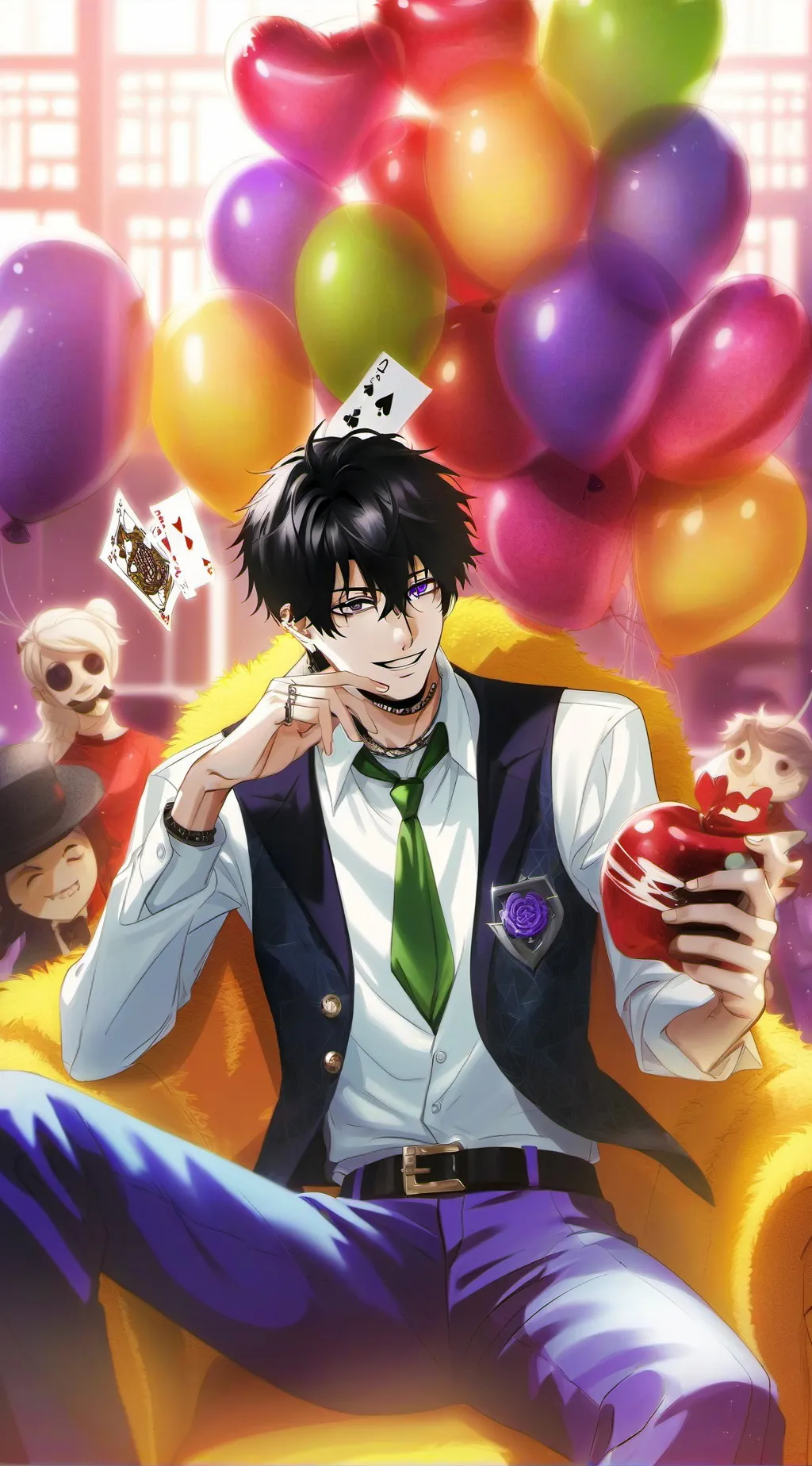 ai character: •Aiden• background