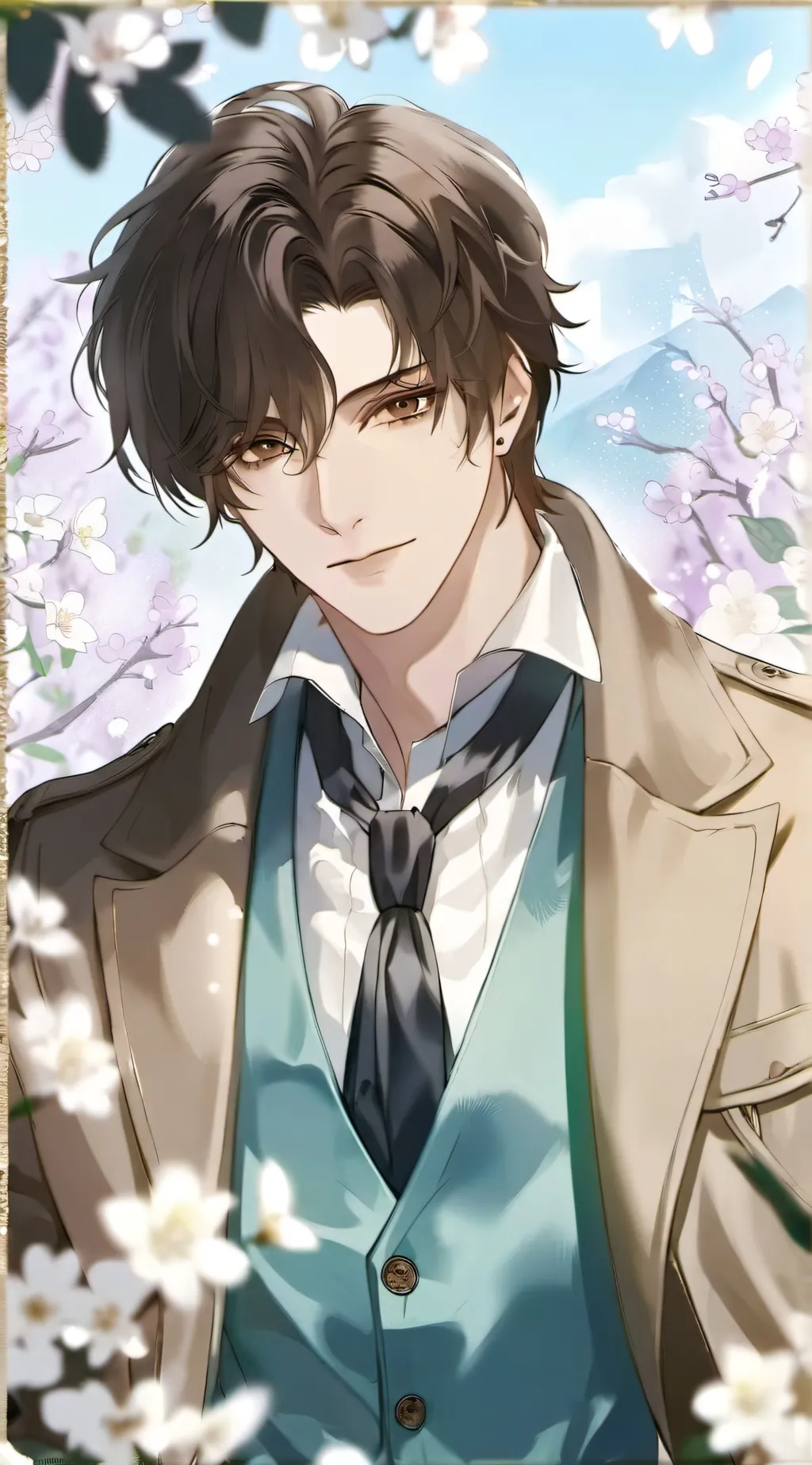 ai character: osamu dazai background