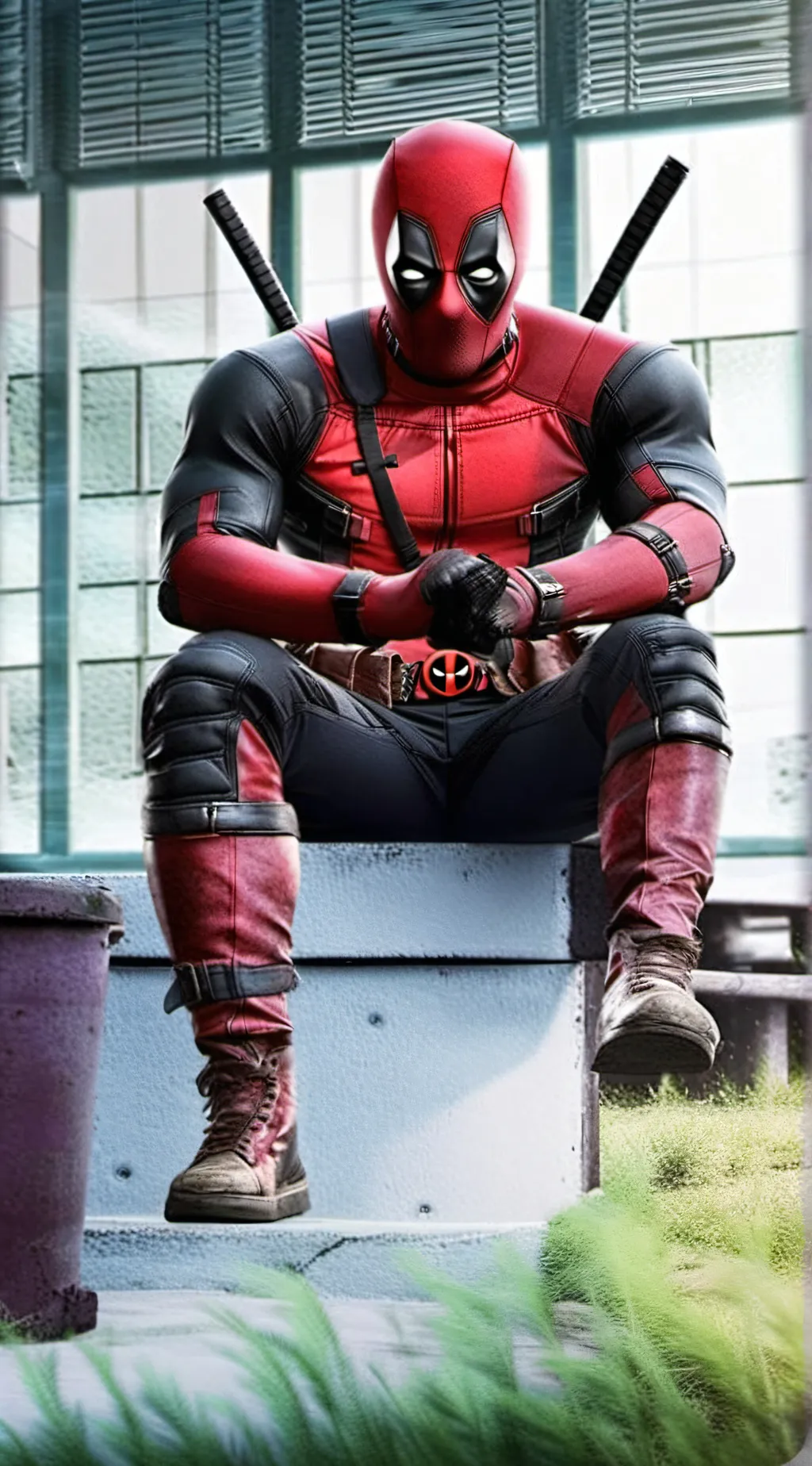 ai character: Deadpool Wade Wils background