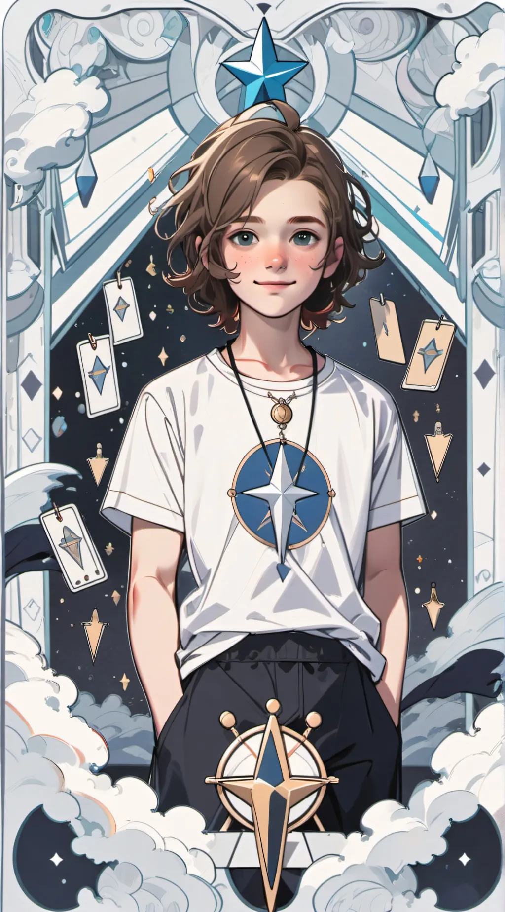 ai character: Harry  background