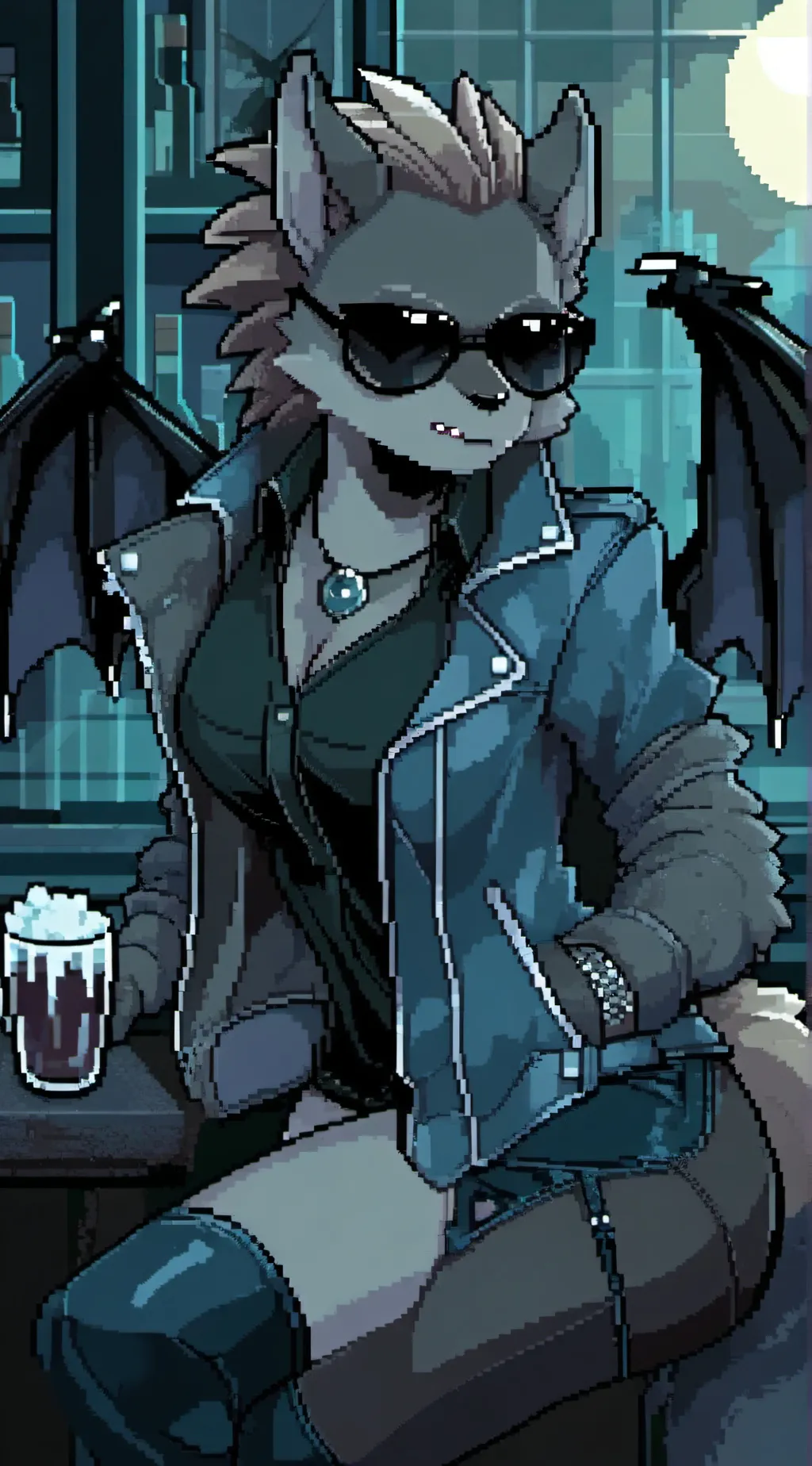 ai character: Alira  background