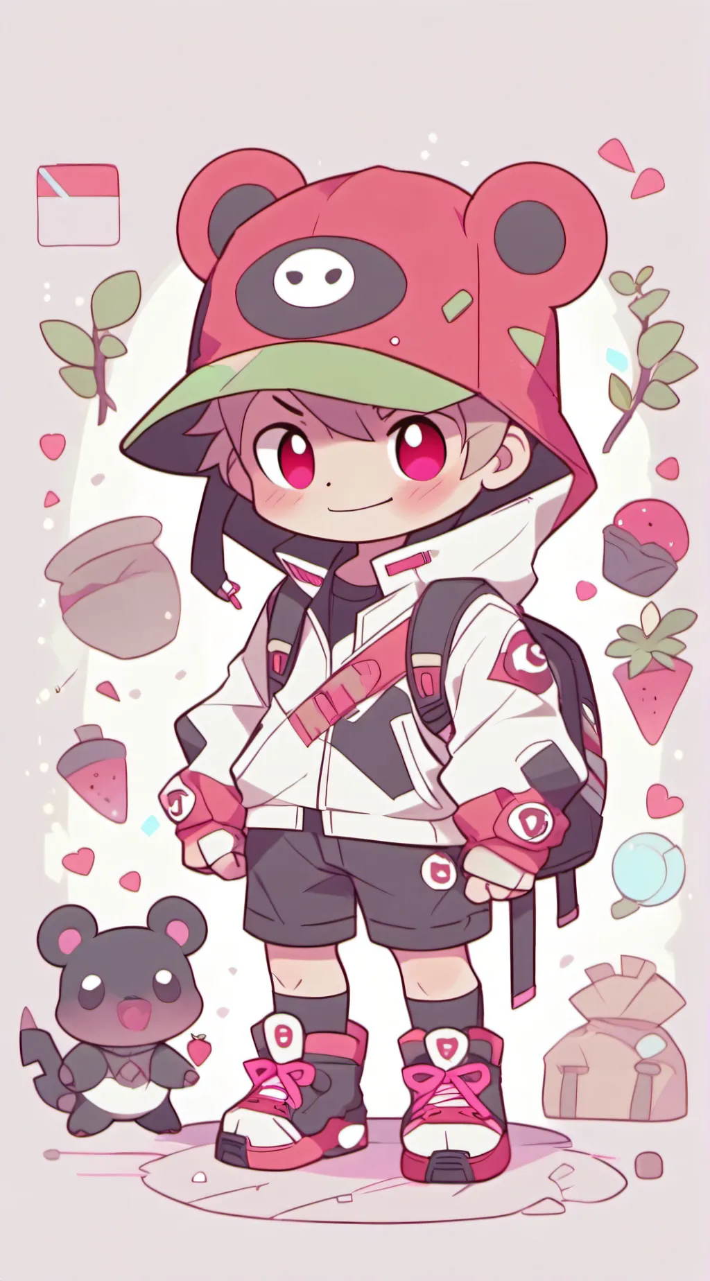 ai character: Papa Raphie background