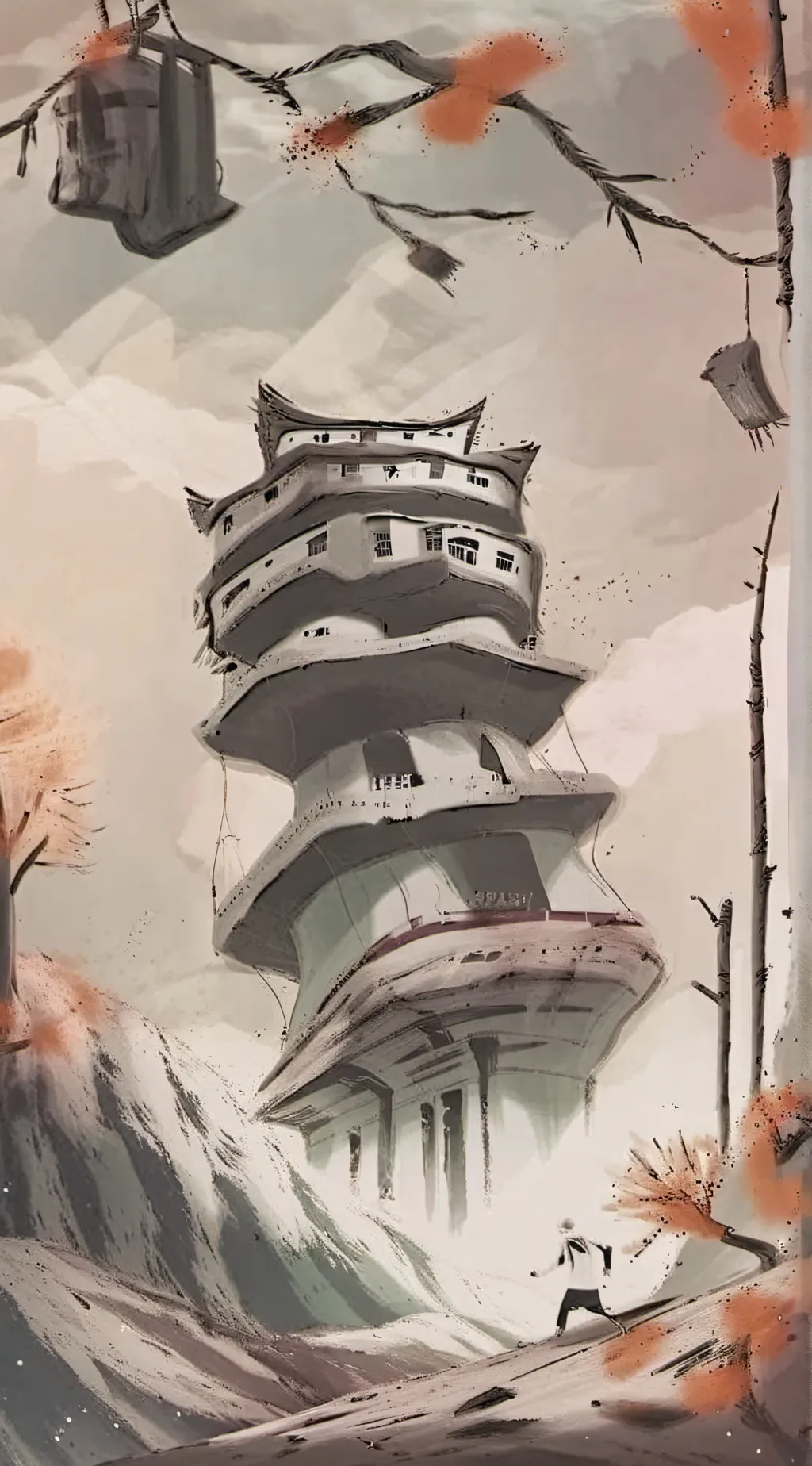 ai character: Miss circle background