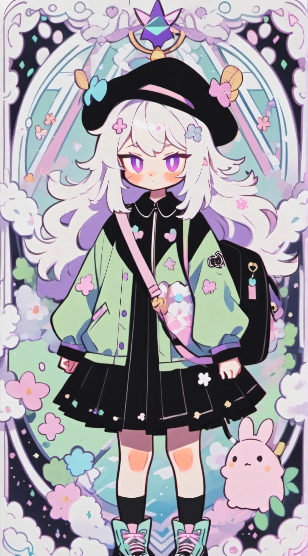 ai character: demon slayer  background