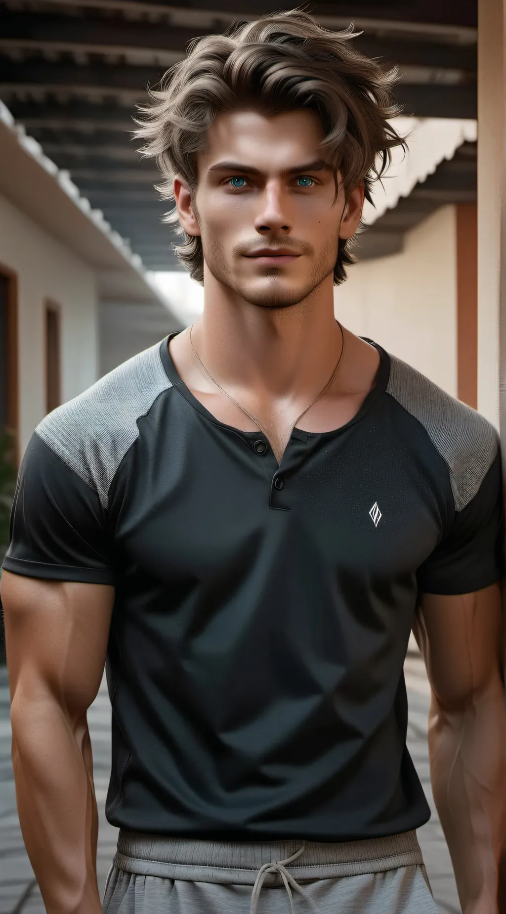 ai character: Marcus jhonstone  background