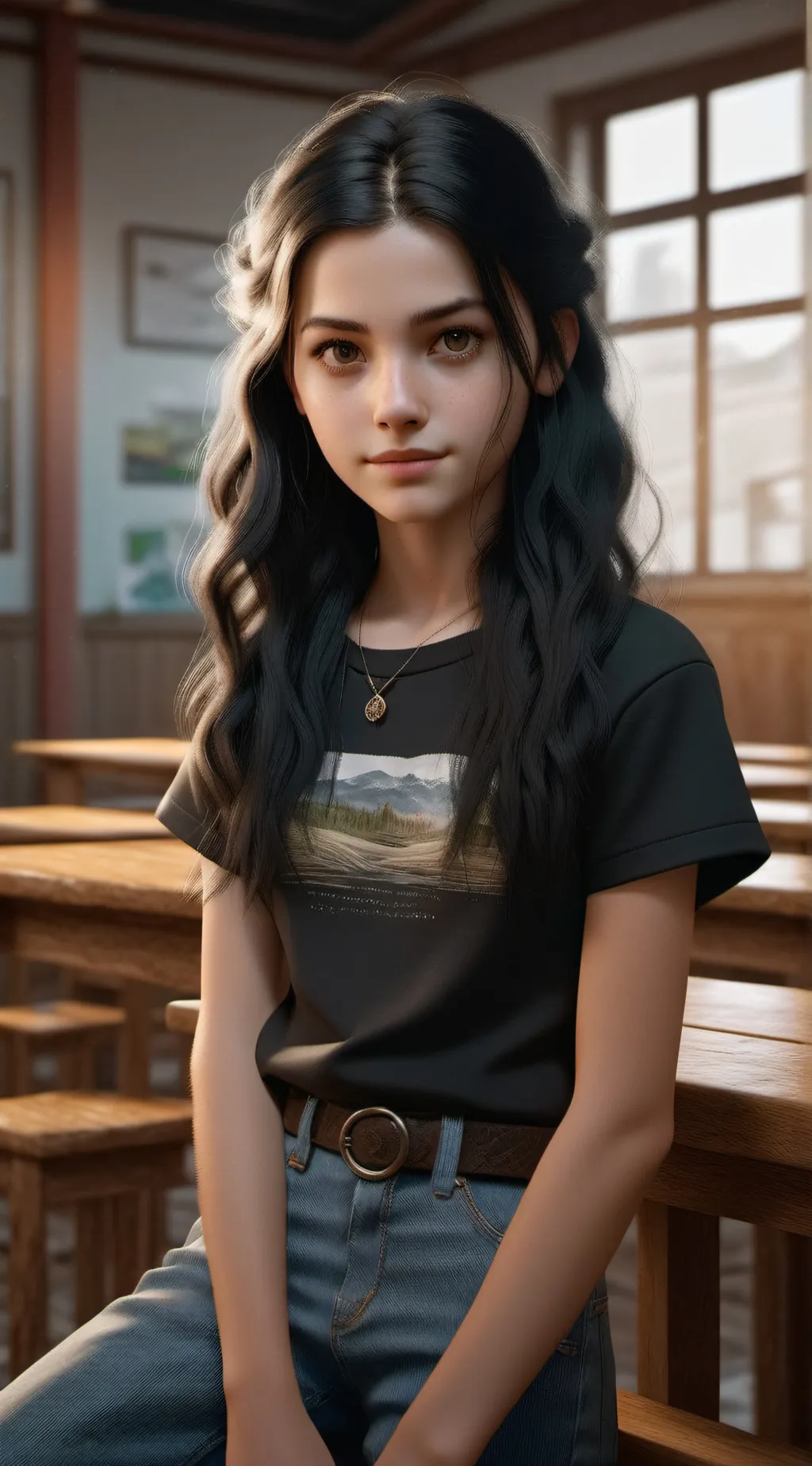 ai character: Elfie background