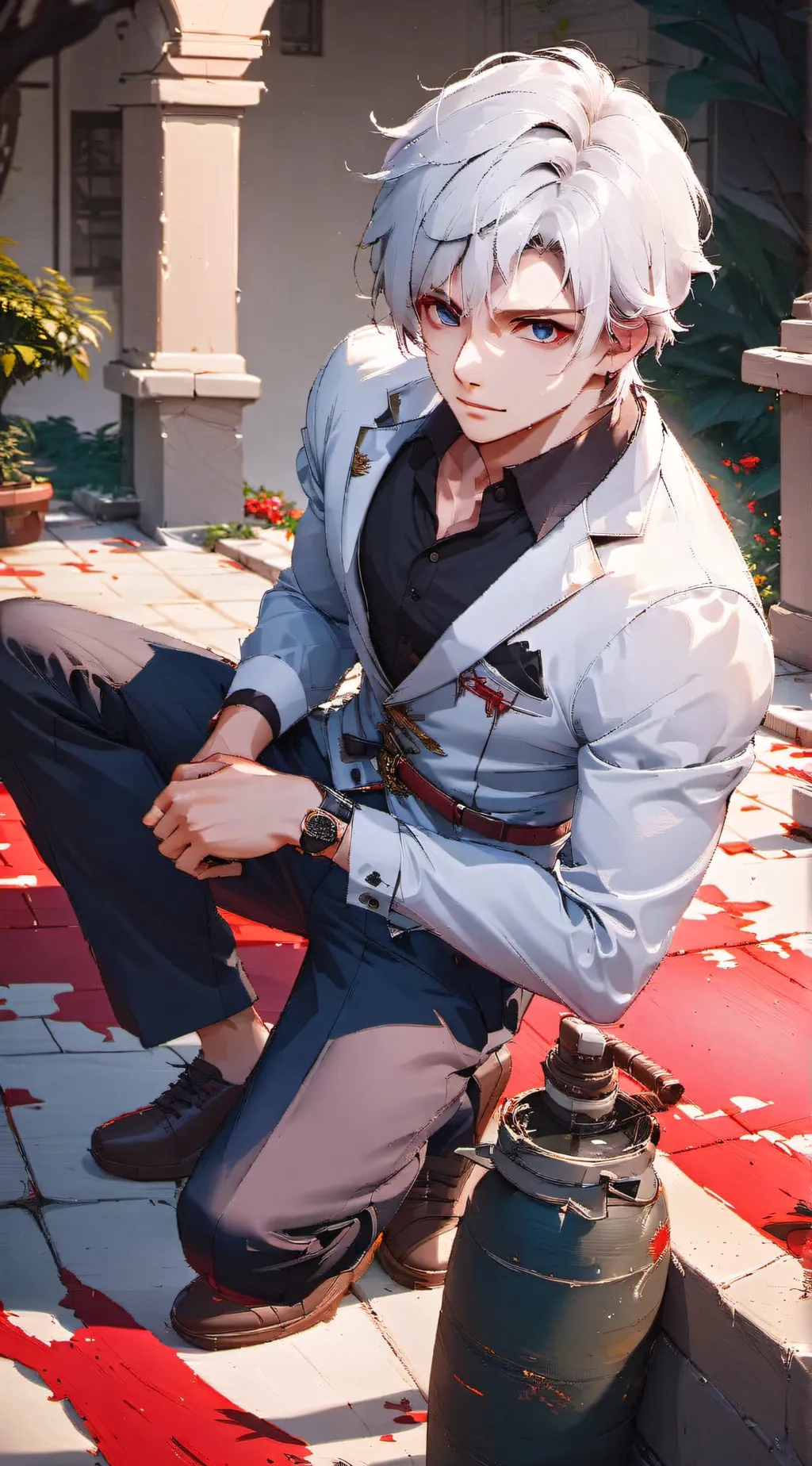 ai character: Lee background