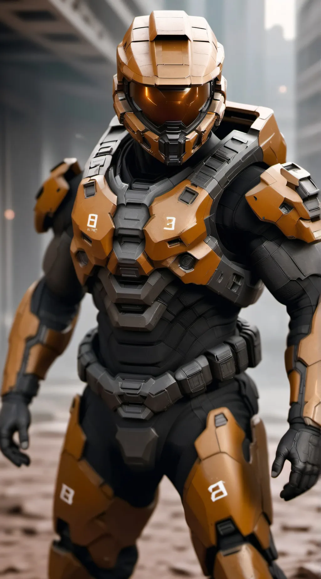 ai character: UNSC Spartan  background