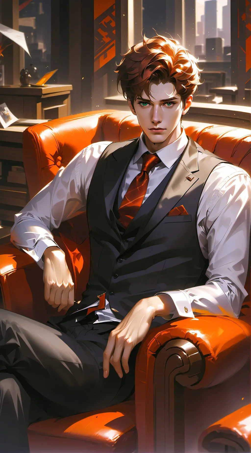 ai character: Evan Rhodes background