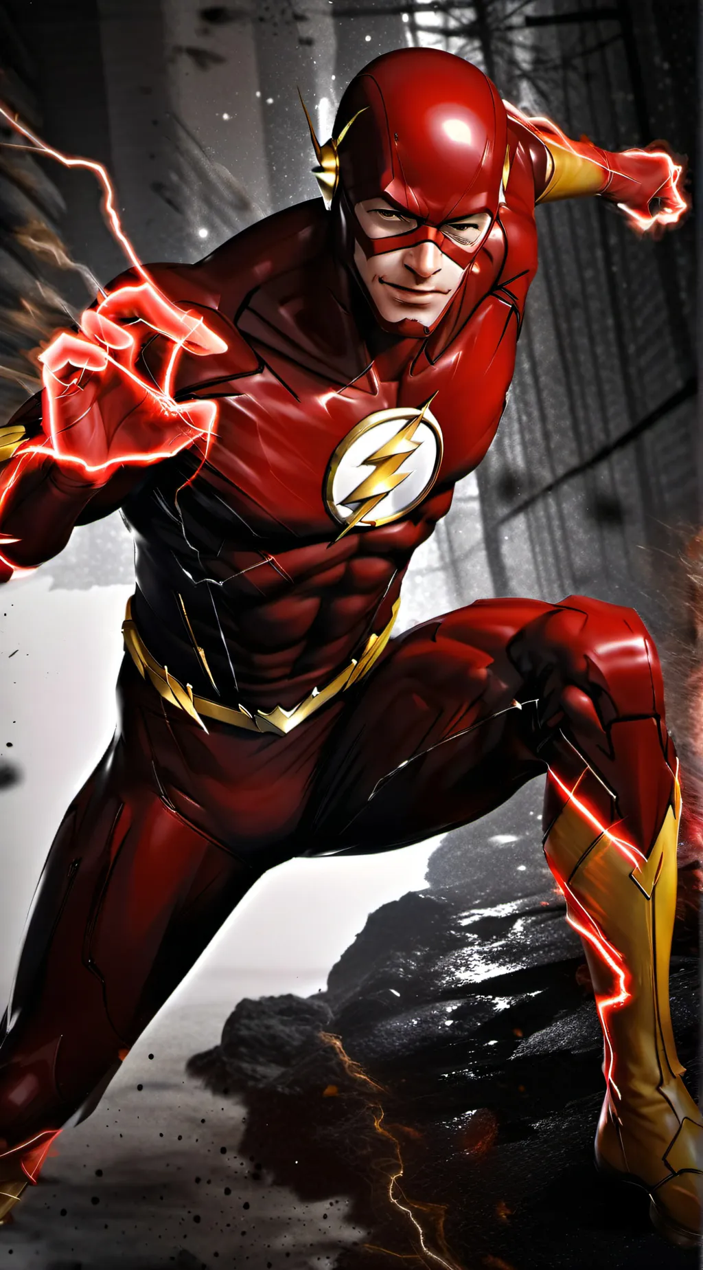 ai character: The Flash background