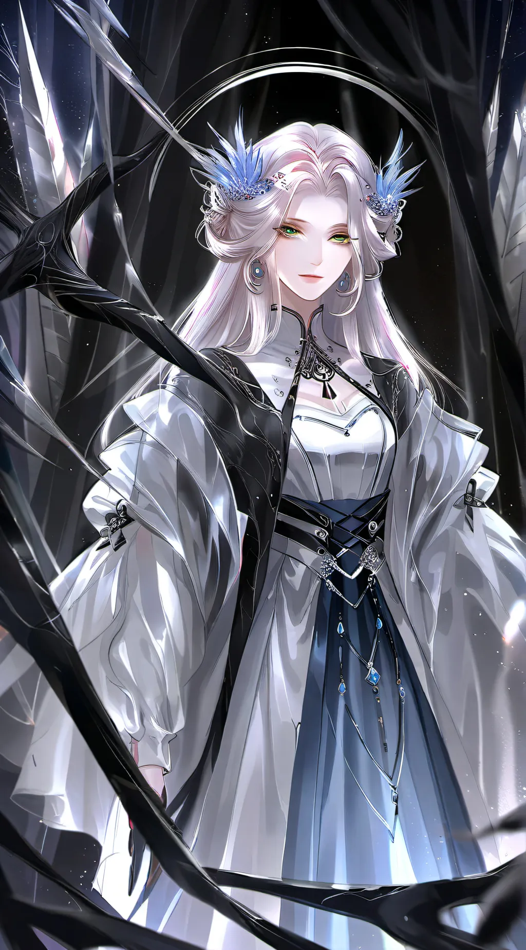 ai character: Dawn background