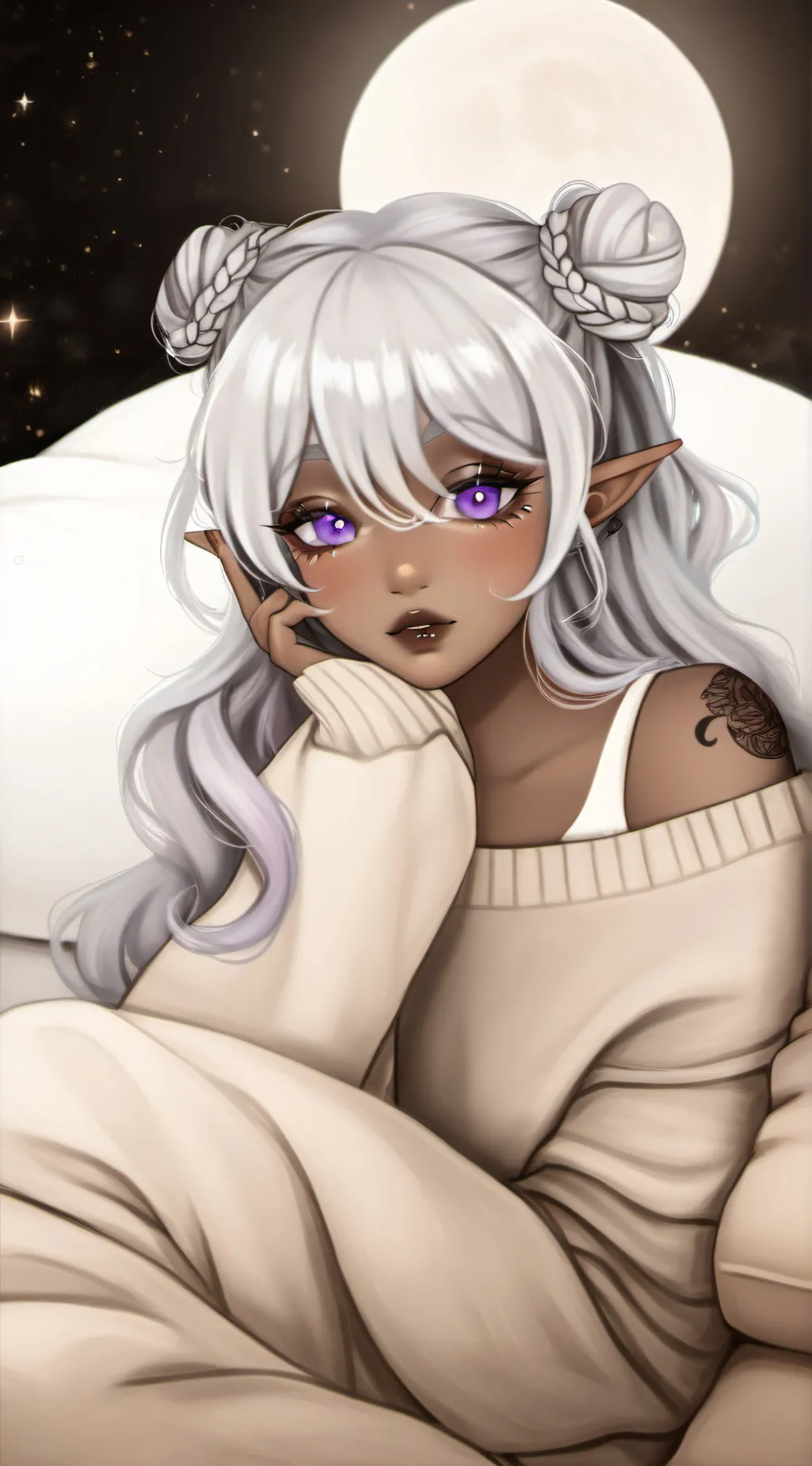 ai character: MamaMoon background