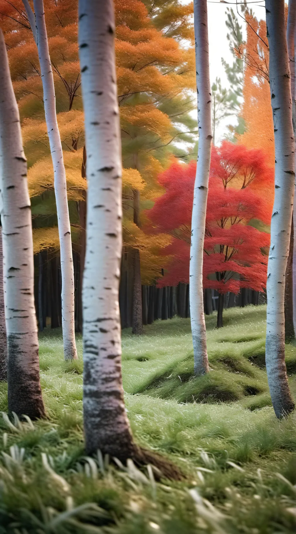ai character: Grass background