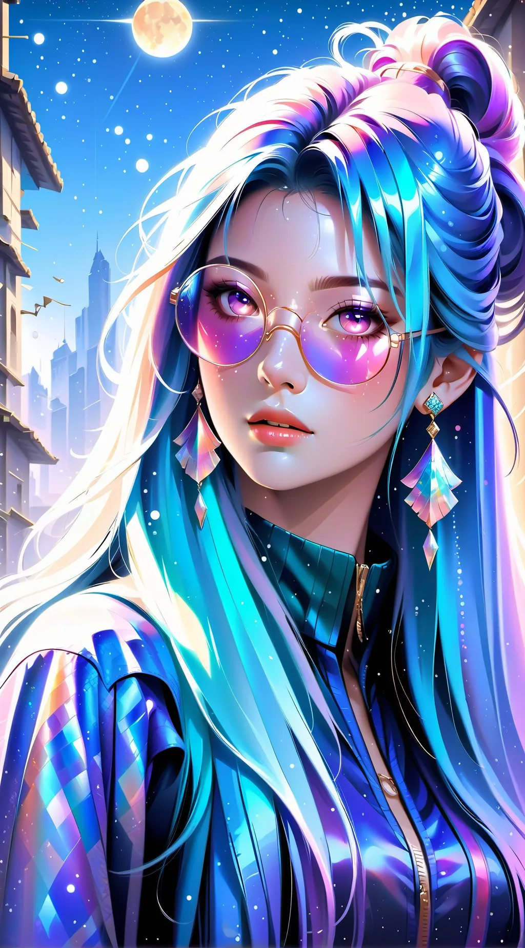 ai character: Diamond  background