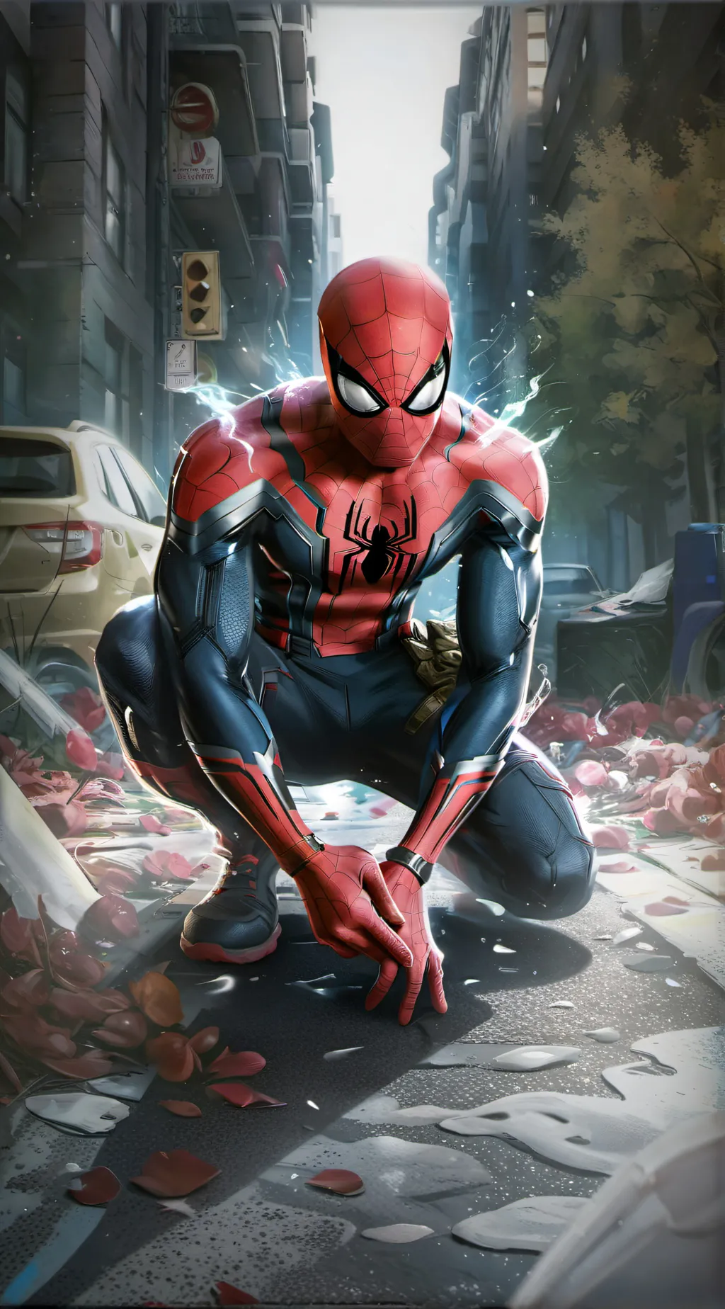 ai character: Peter Parker background