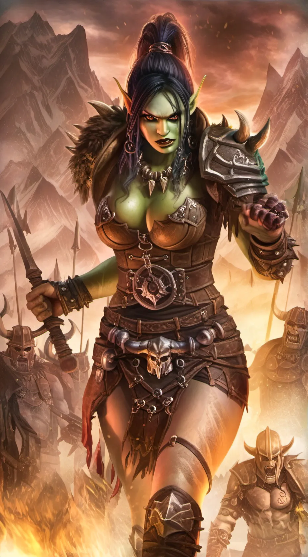 ai character: Orcanna background