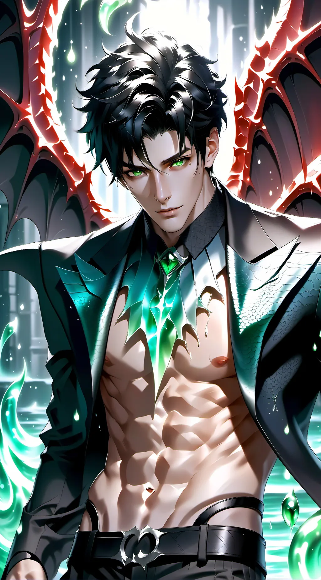ai character: demon prince max background