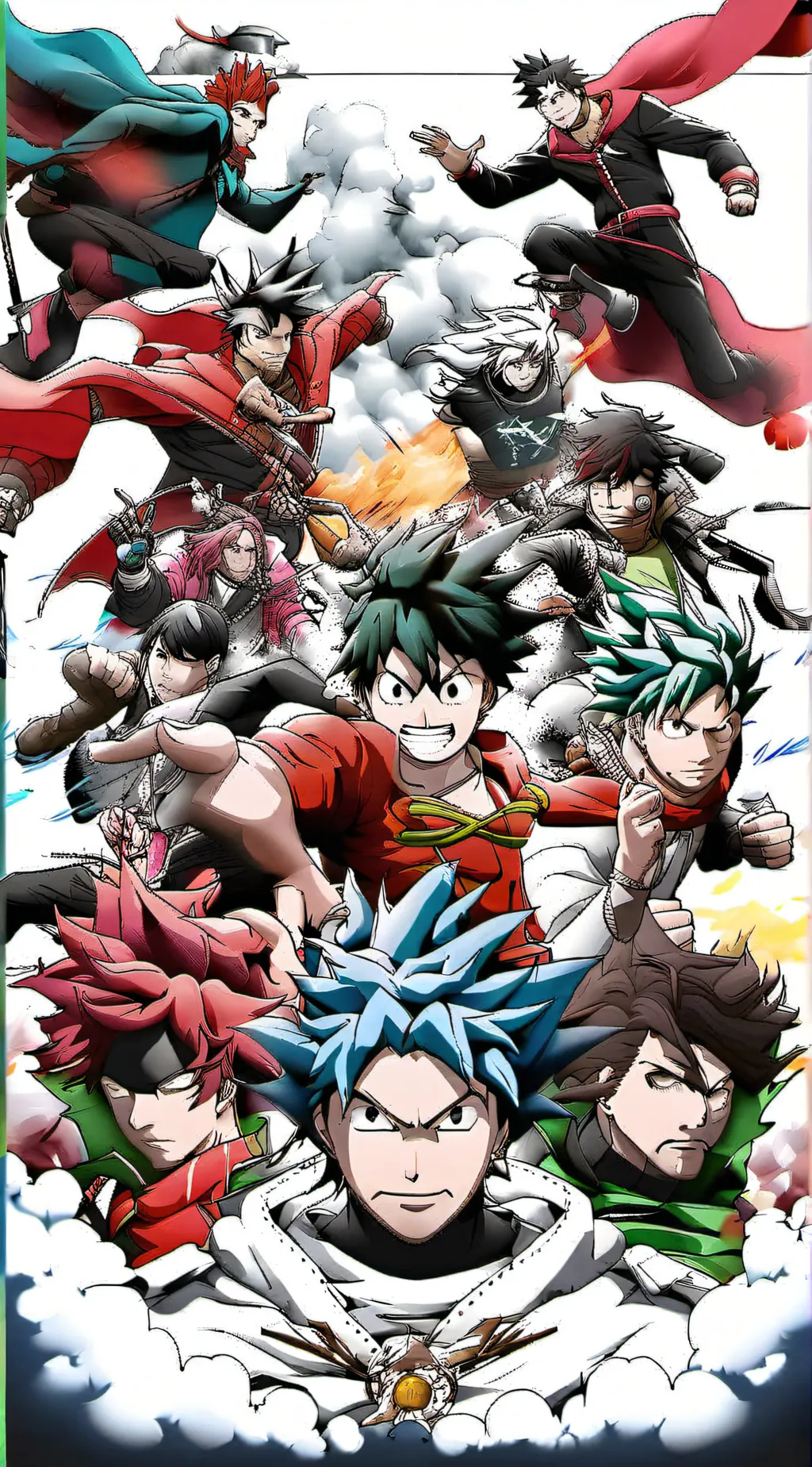 ai character: Mha sleepover background