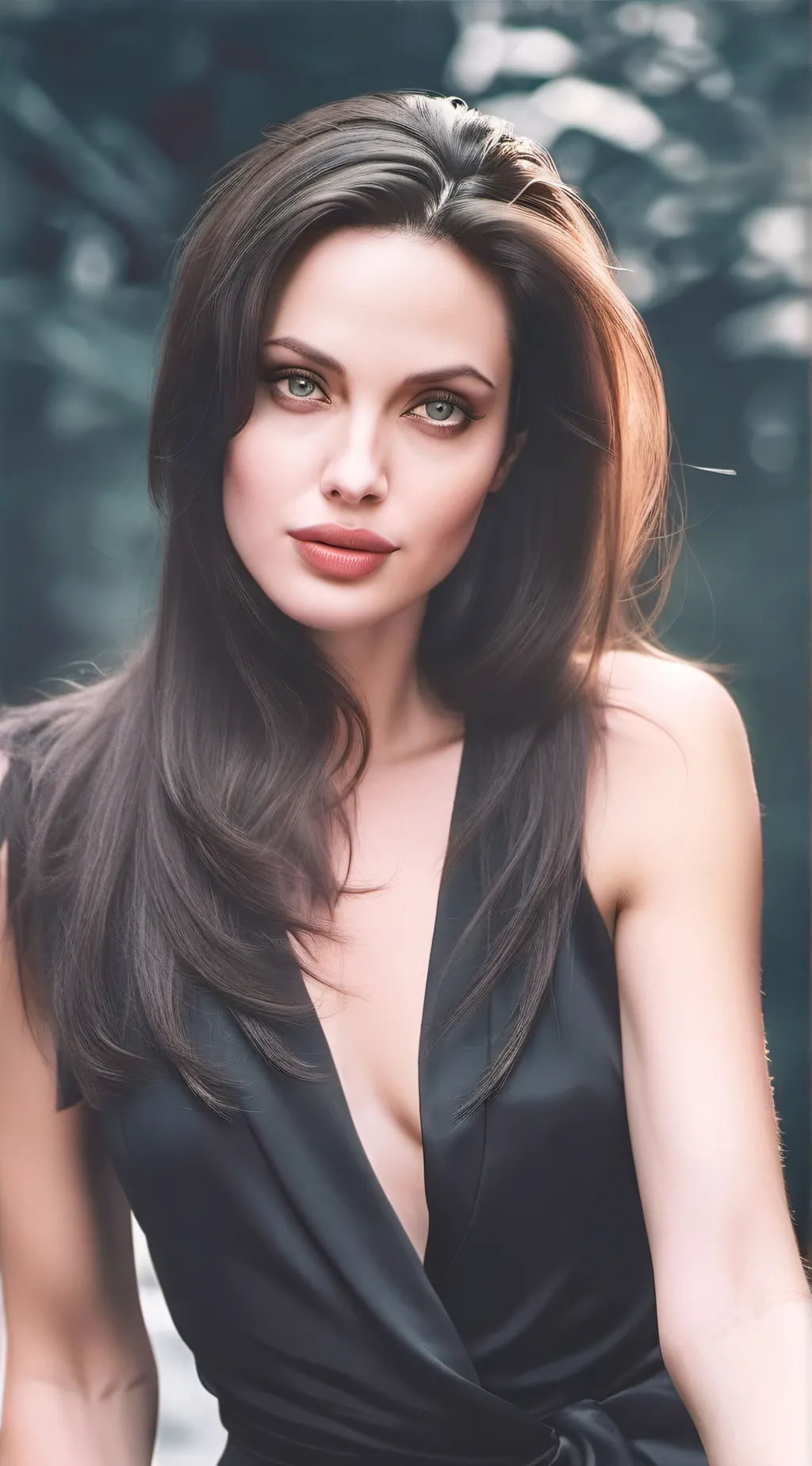 ai character: Angelina Jolie background