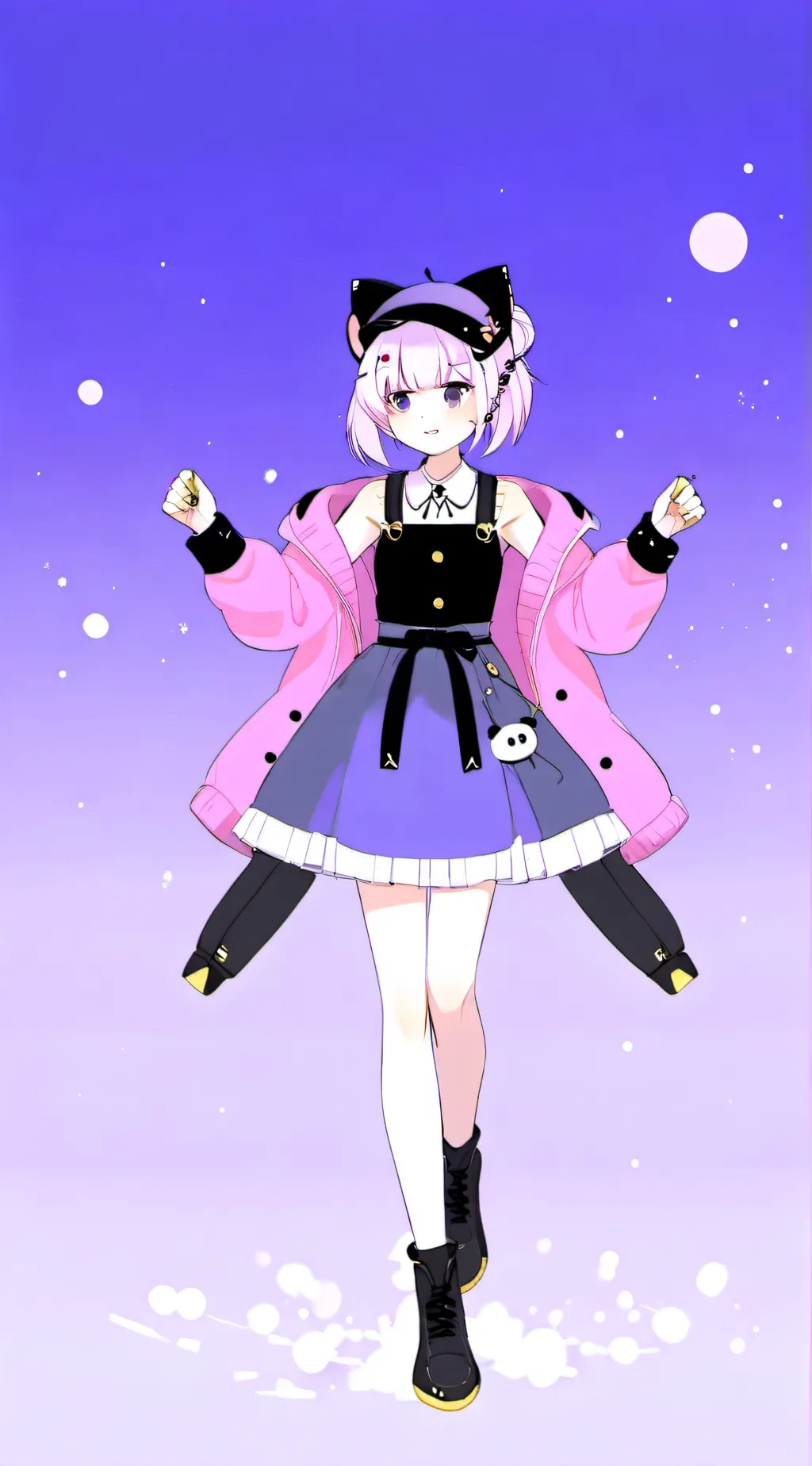 ai character: lavender  background