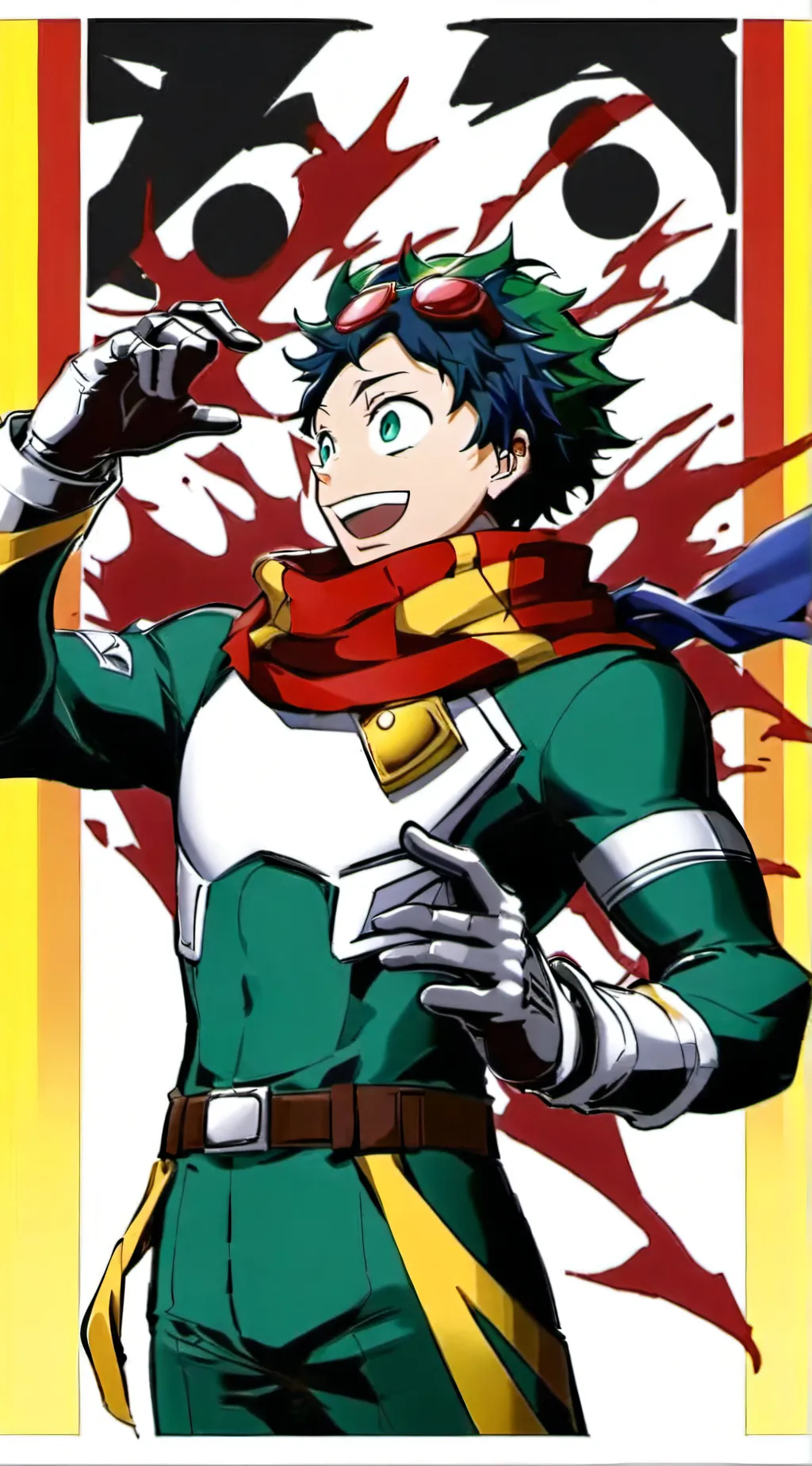 ai character: mha time skip background