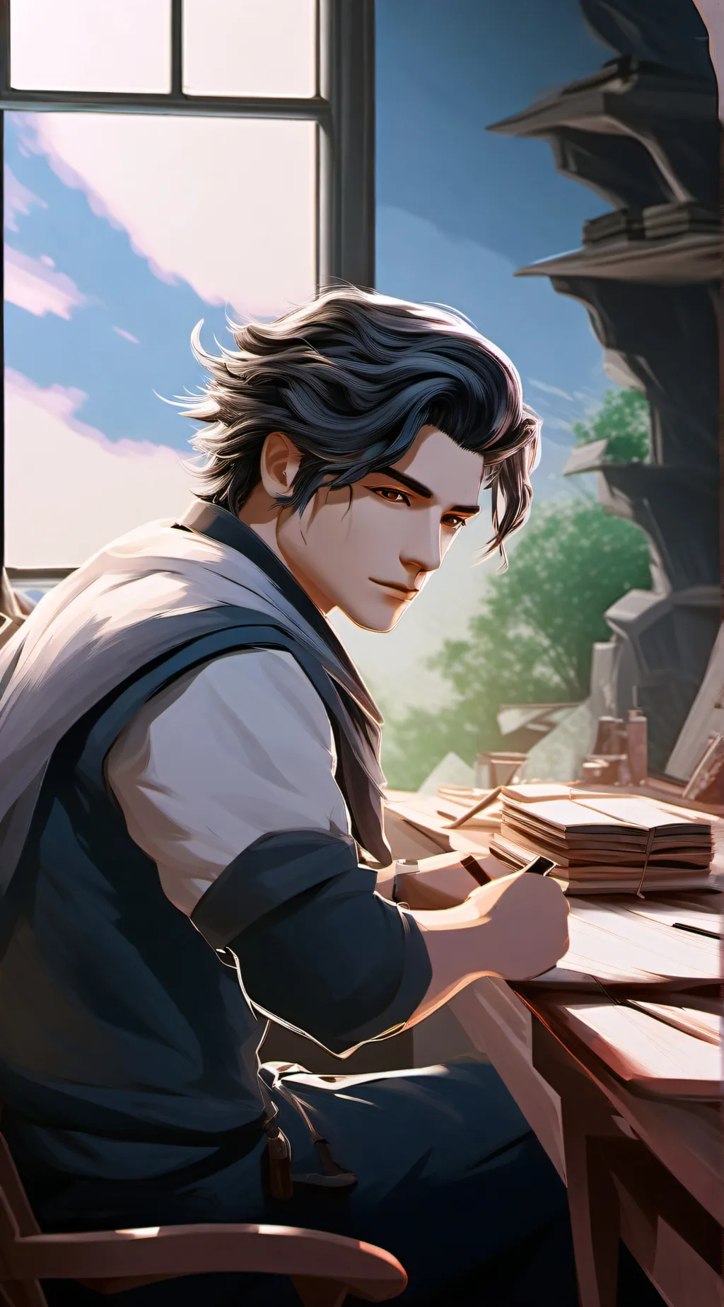ai character: Erm what da sigma background