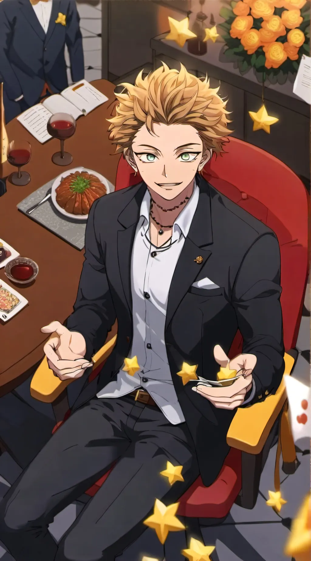 ai character: Keigo background
