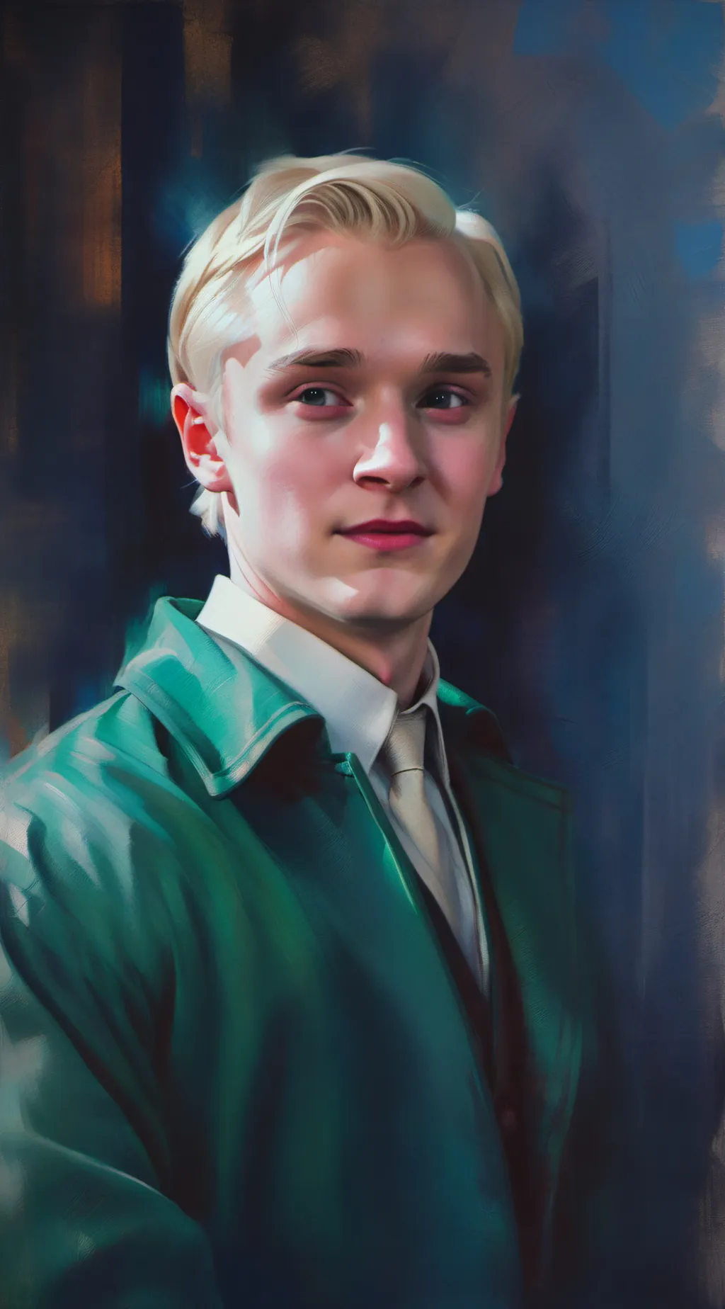 ai character: draco malfoy  background