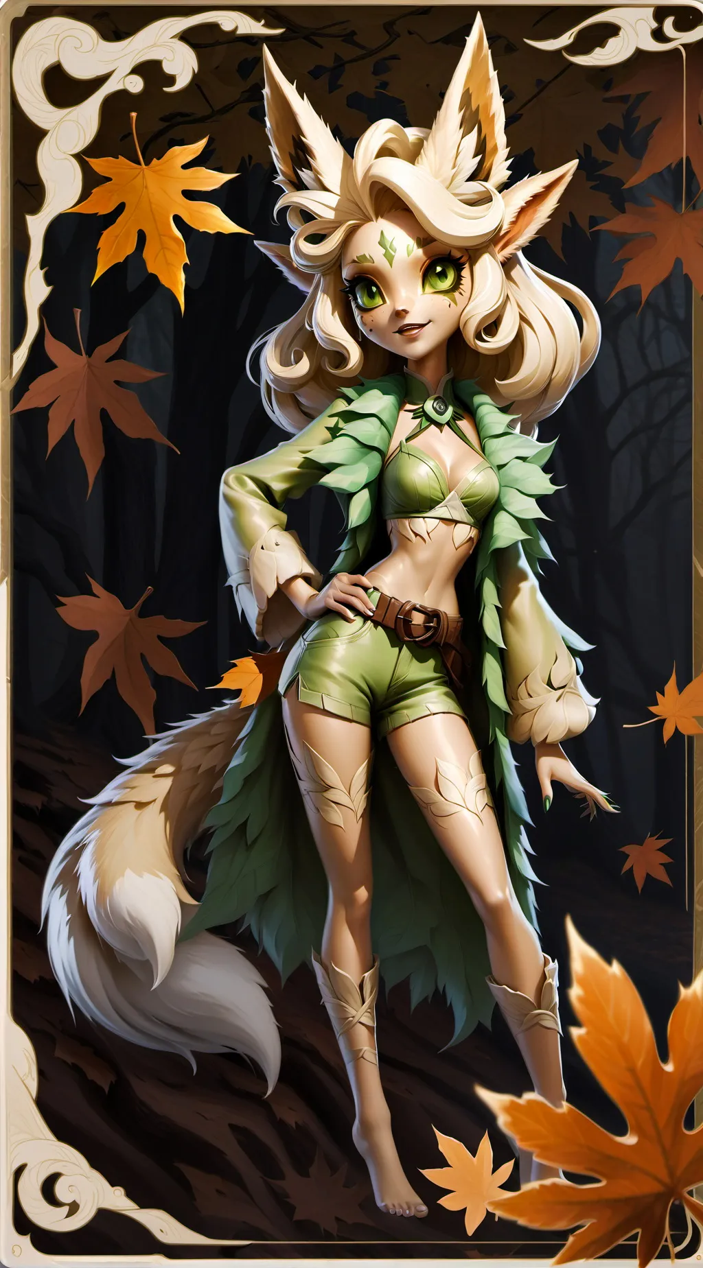 ai character: Aurora background