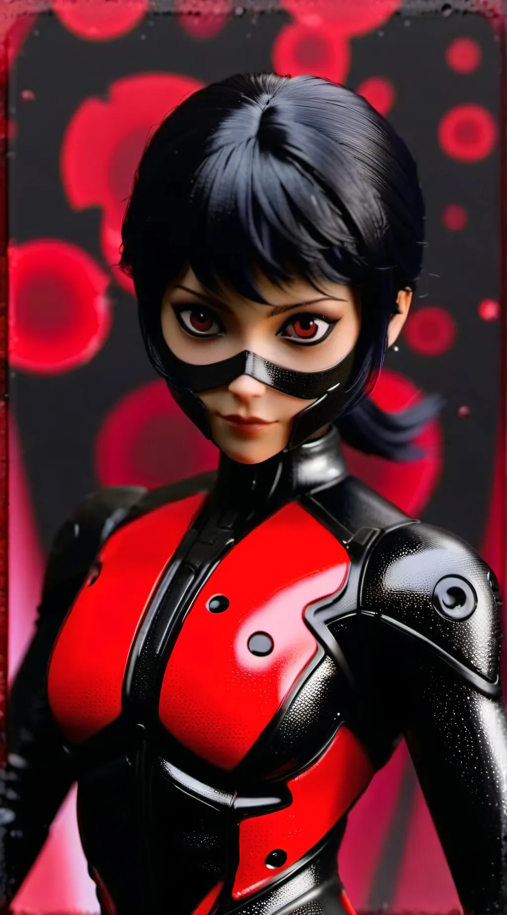 ai character: Evil Ladybug  background
