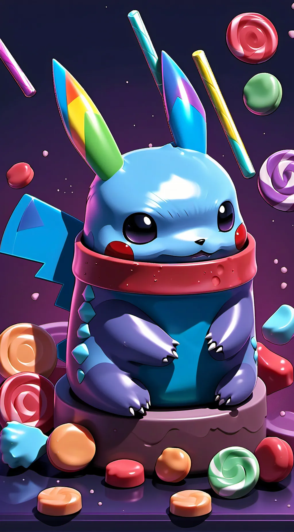 ai character: Piñata background