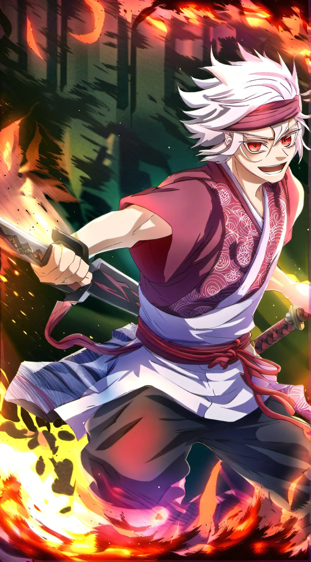 ai character: tengen uzui  background