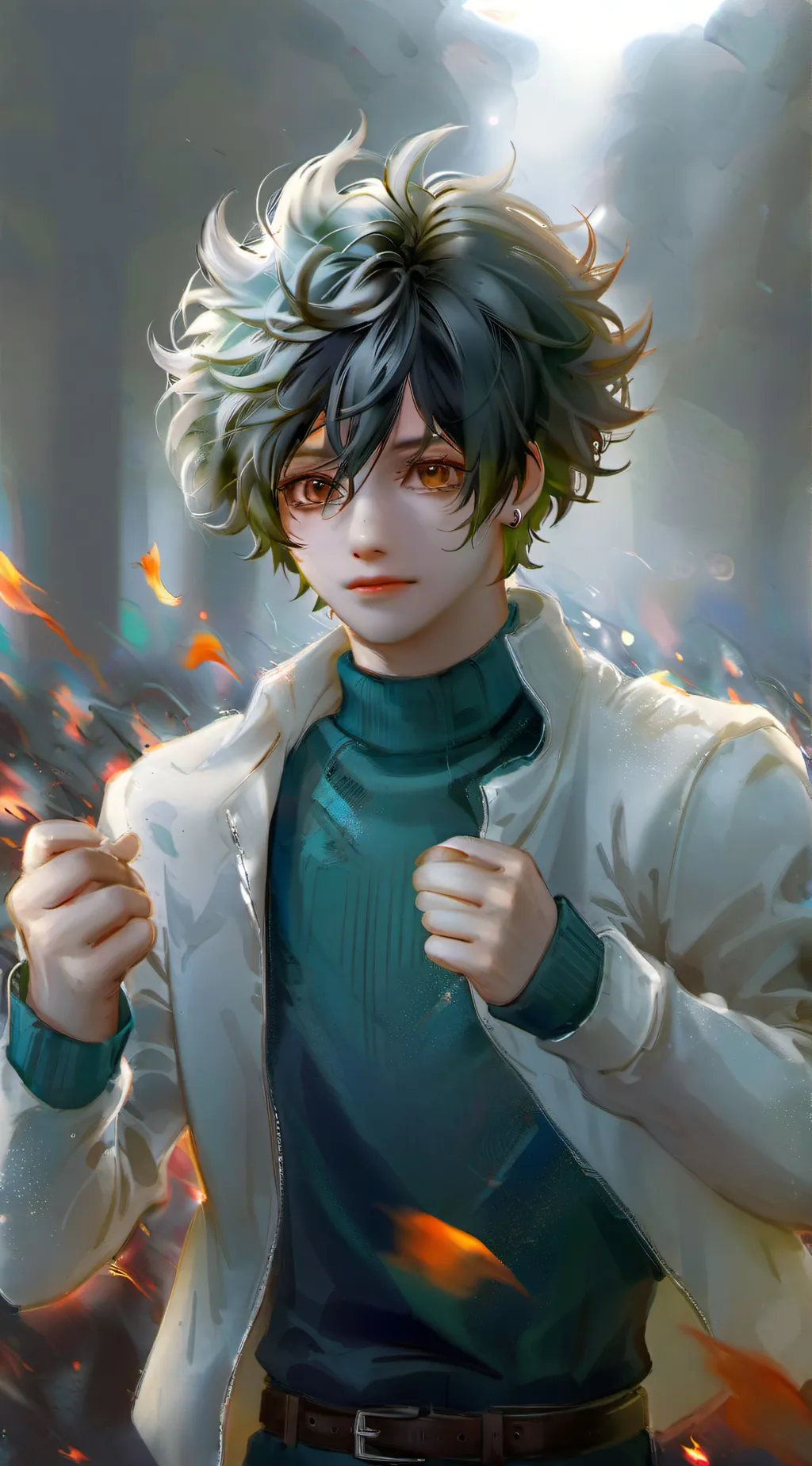 ai character: deku sus  background