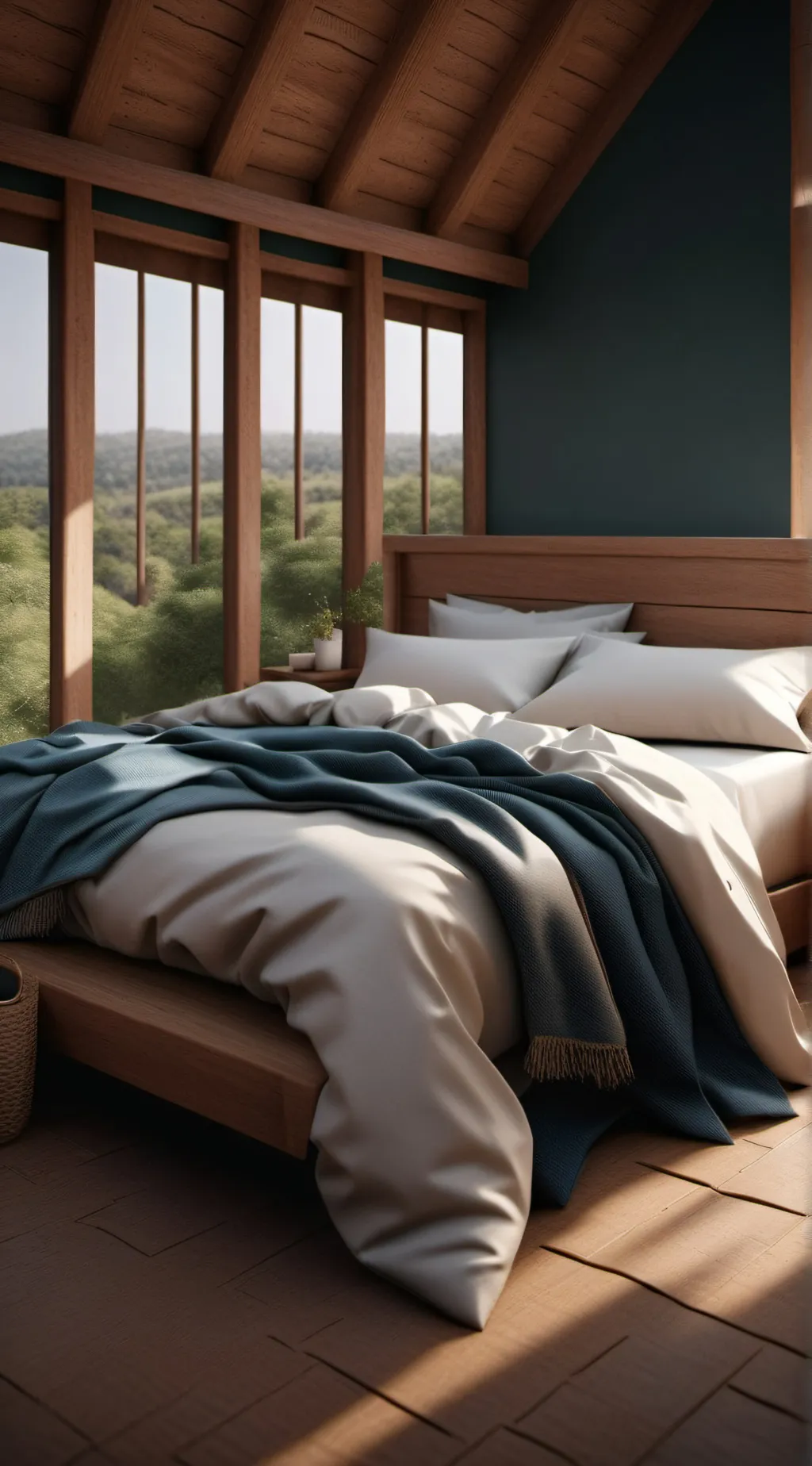 ai character: BlankieTheBlanket background