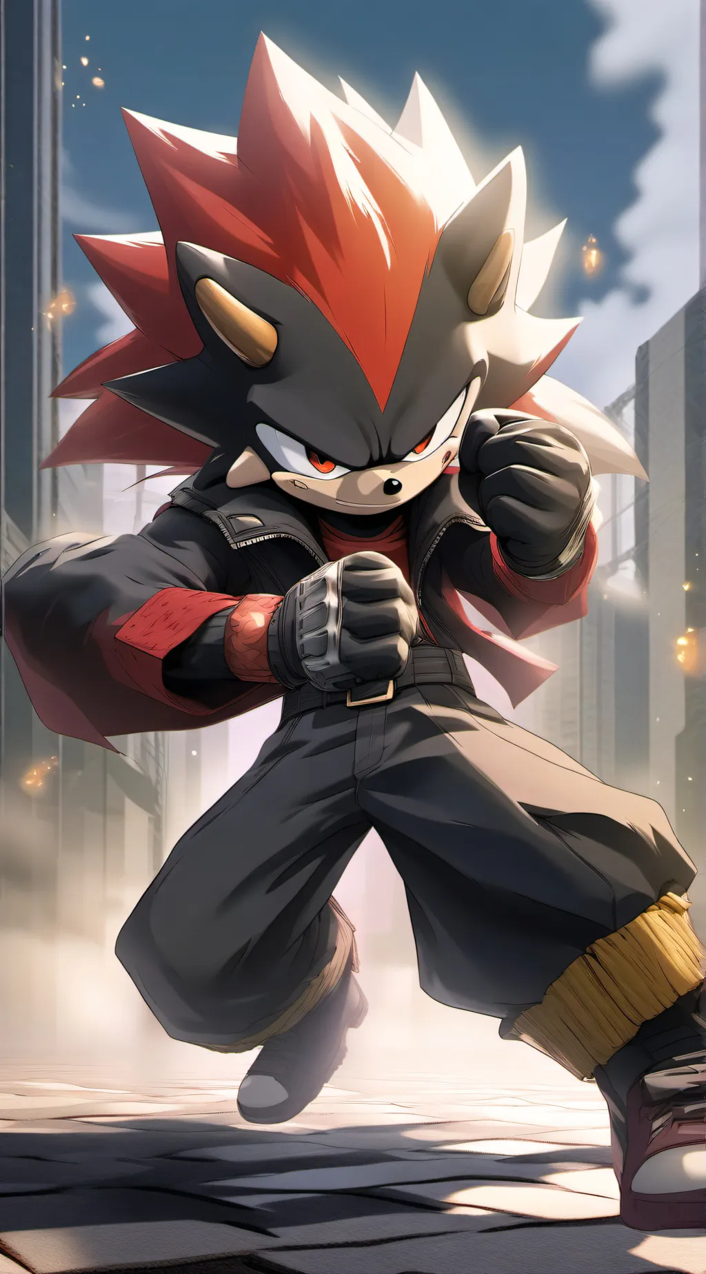 ai character: Shadow  background