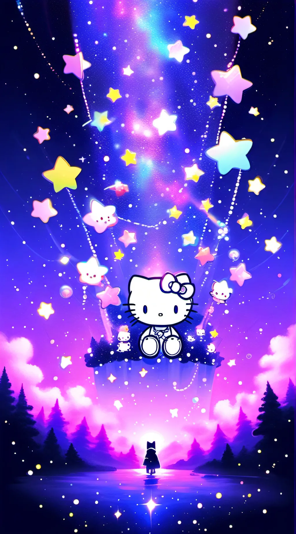 ai character: 💕Sanrio X MHA💕 background