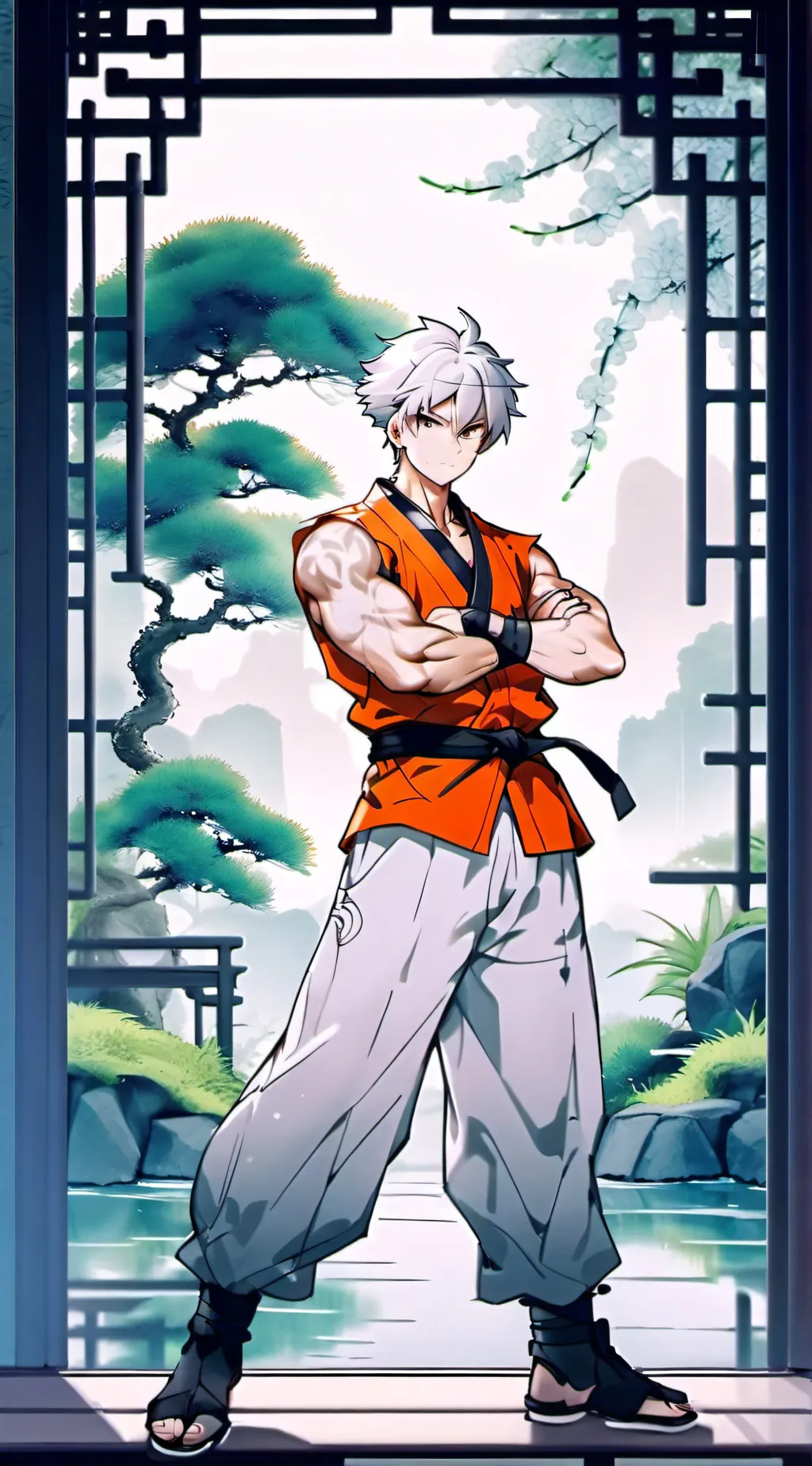 ai character: goku background