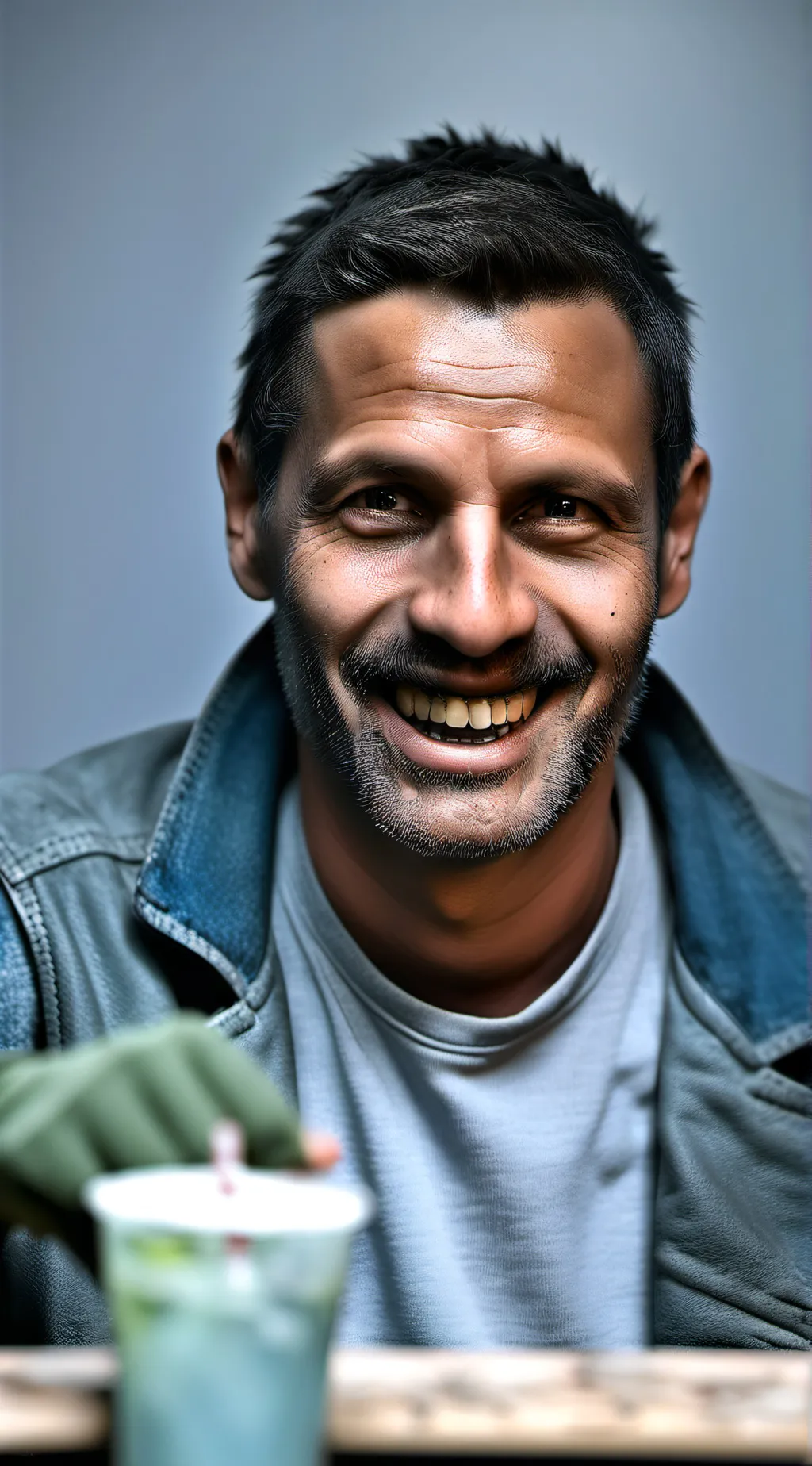 ai character: Larry background
